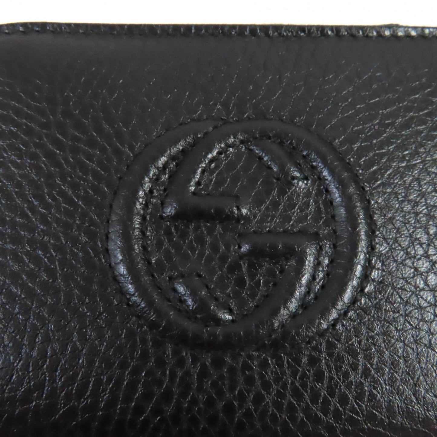 GUCCI Coin case 598209 leather black SOHO Soho