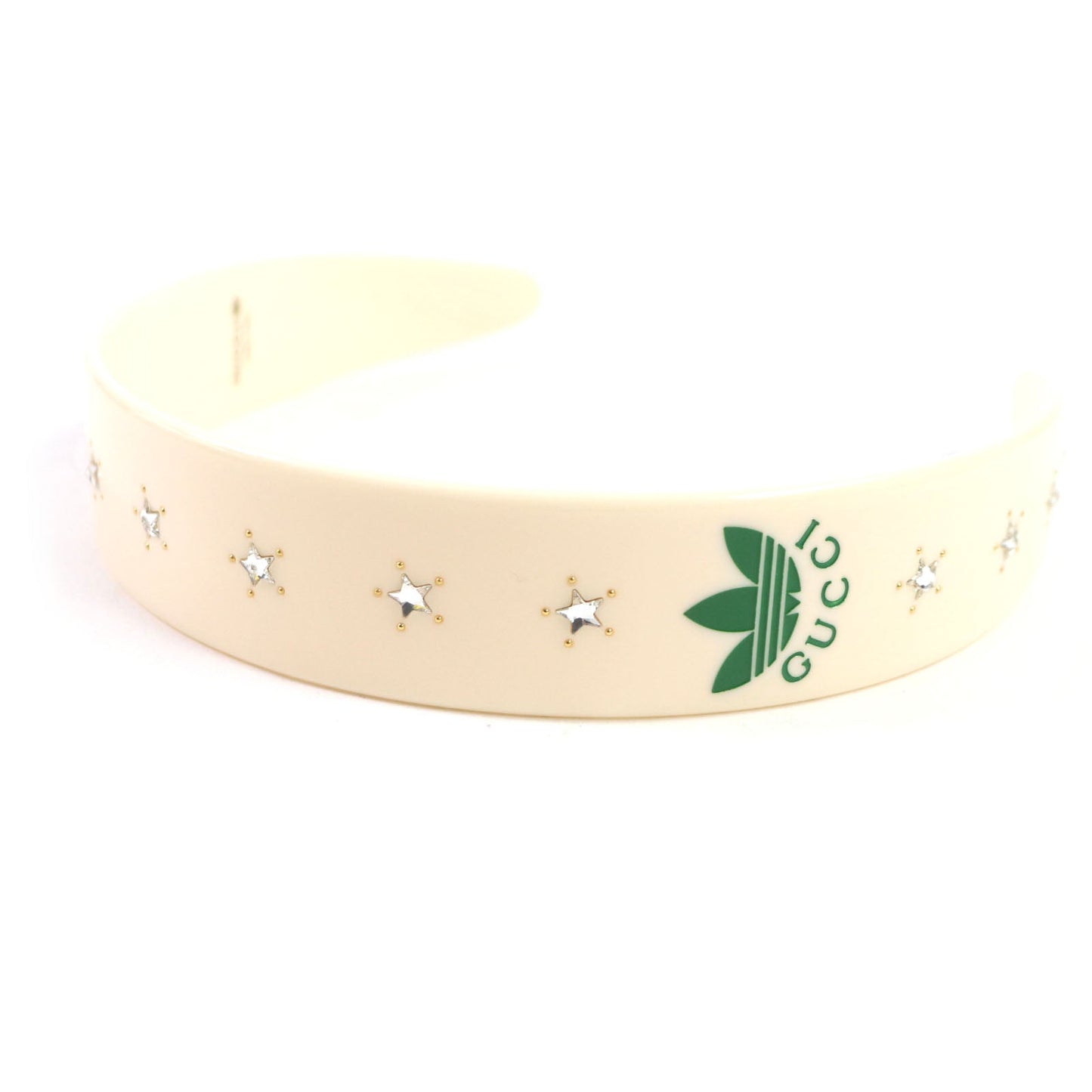 GUCCI hair accessory 702950 Rhinestone cream
