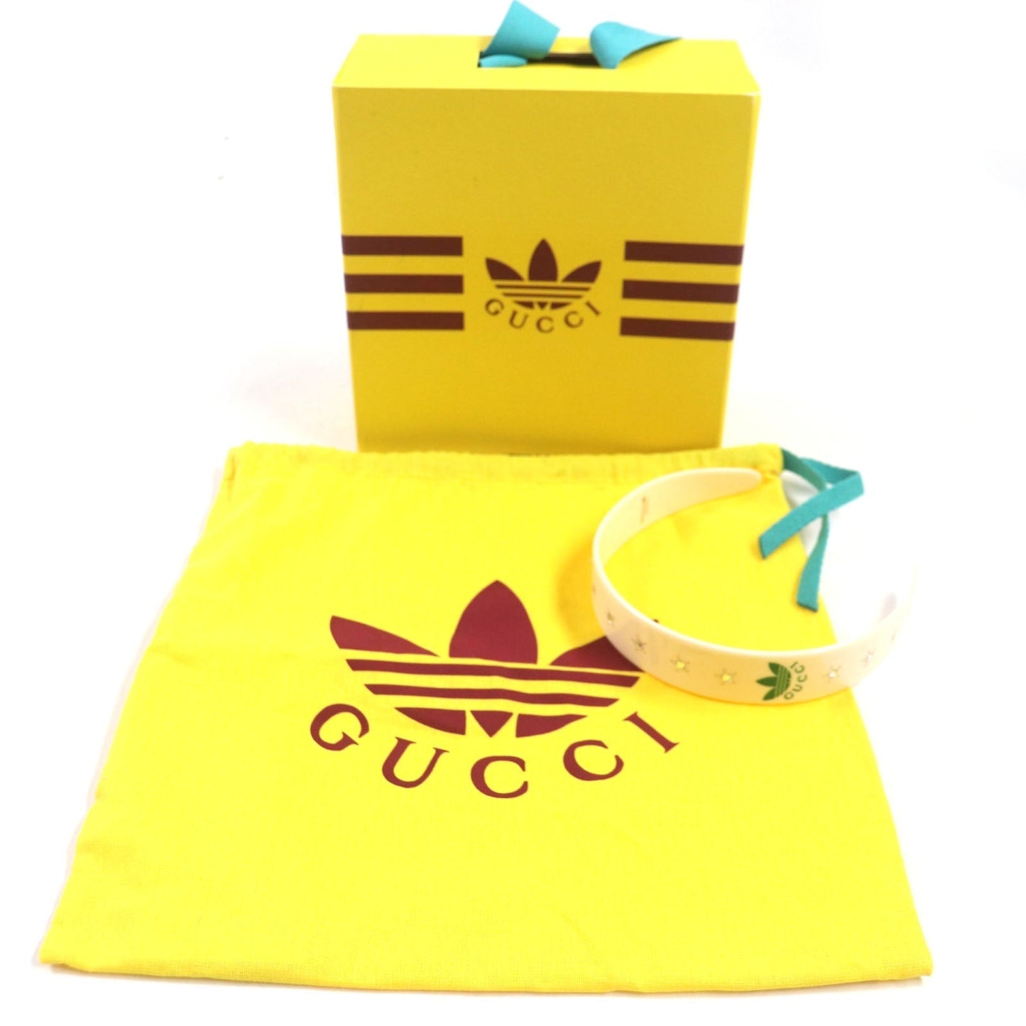 GUCCI hair accessory 702950 Rhinestone cream