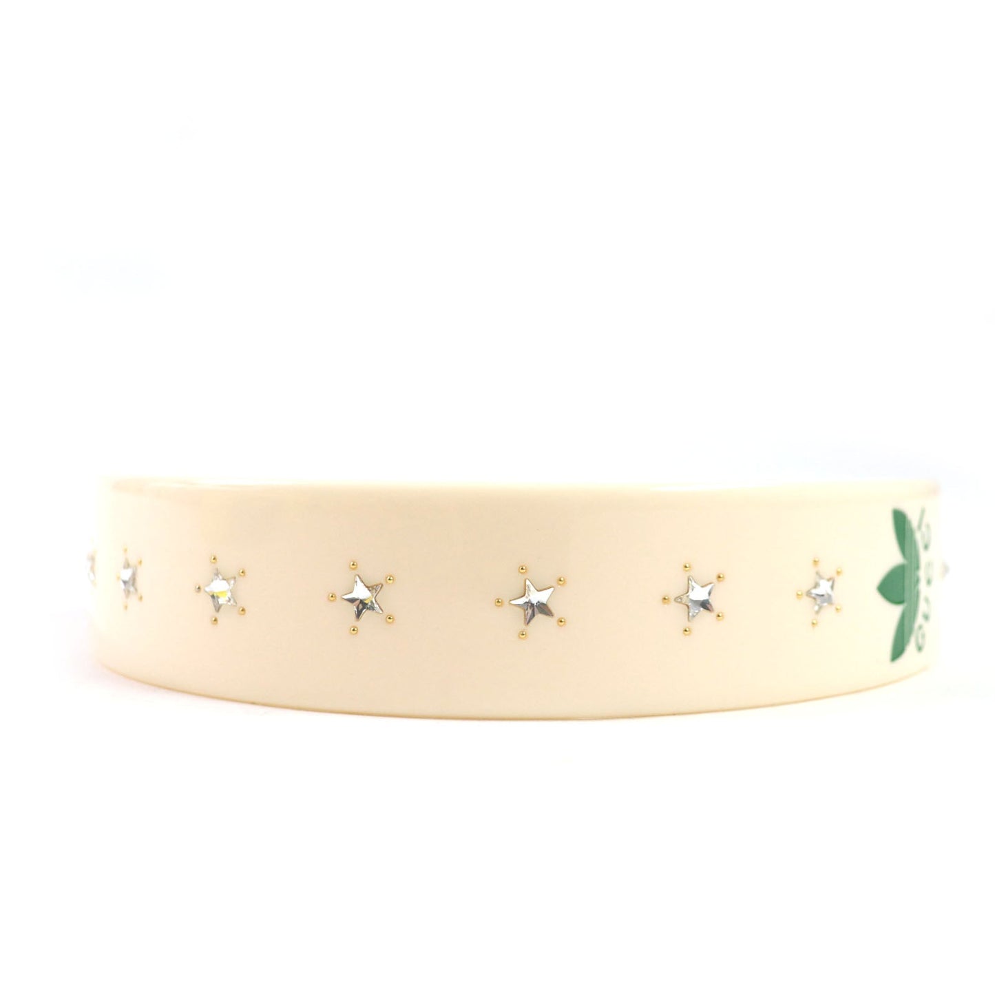 GUCCI hair accessory 702950 Rhinestone cream