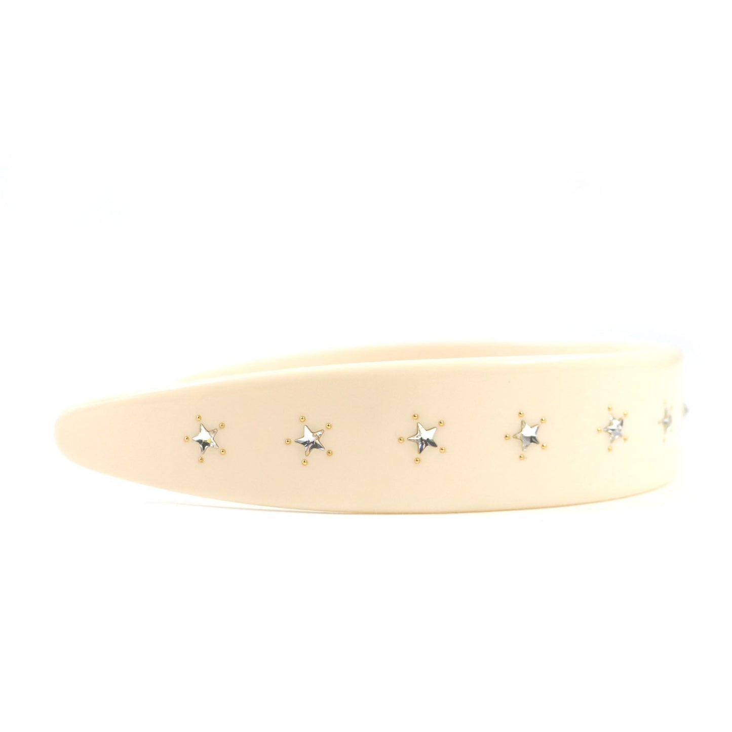 GUCCI hair accessory 702950 Rhinestone cream