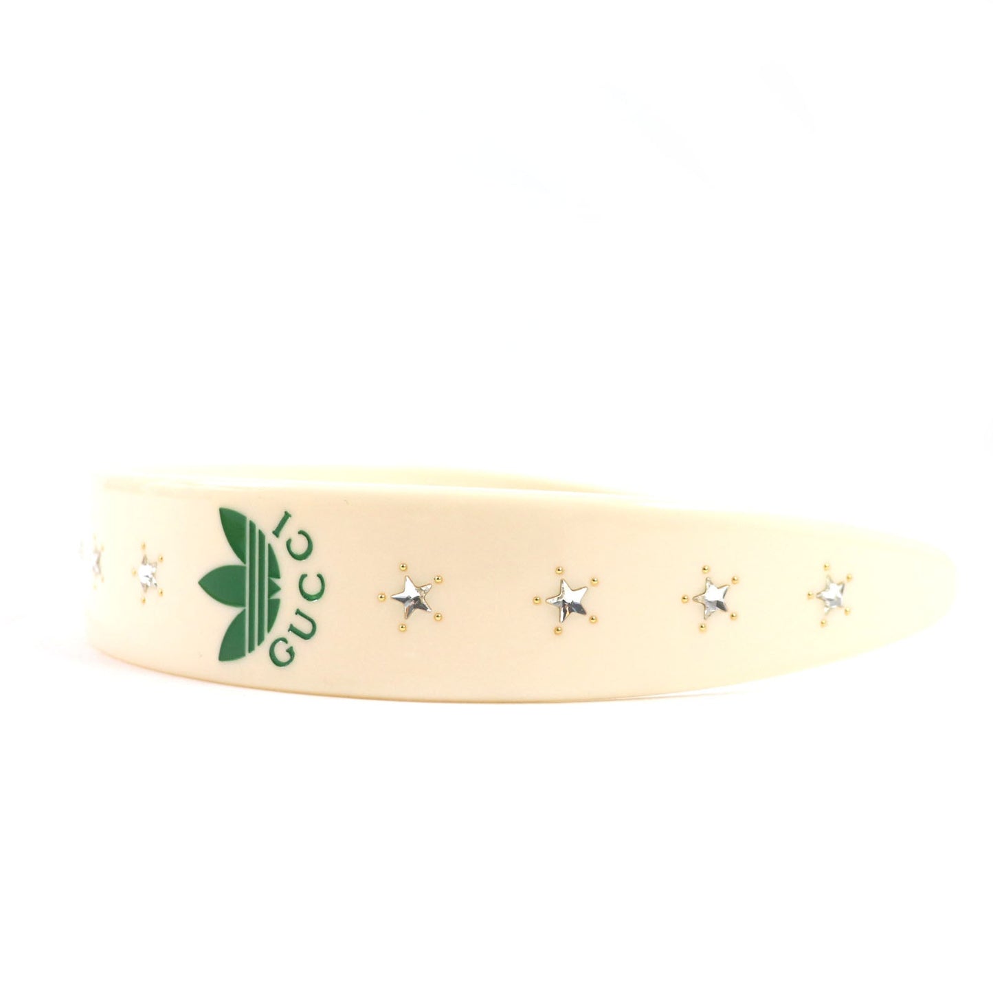 GUCCI hair accessory 702950 Rhinestone cream