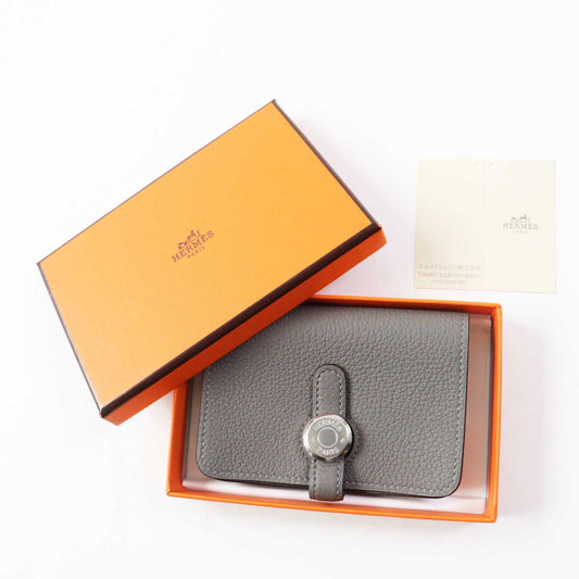 HERMES Card Case Togo Grimayer Dogon