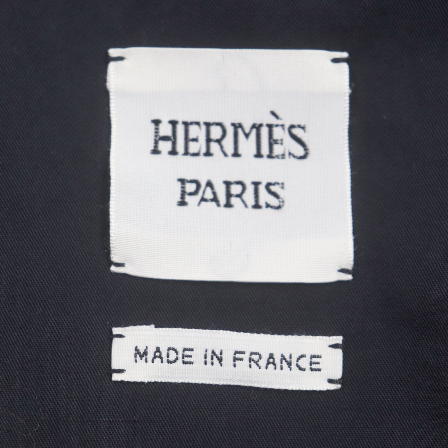 HERMES coat Outer: 97% cotton, Outer: 3% silk, Lining: 100% cotton Navy Women 34 Used