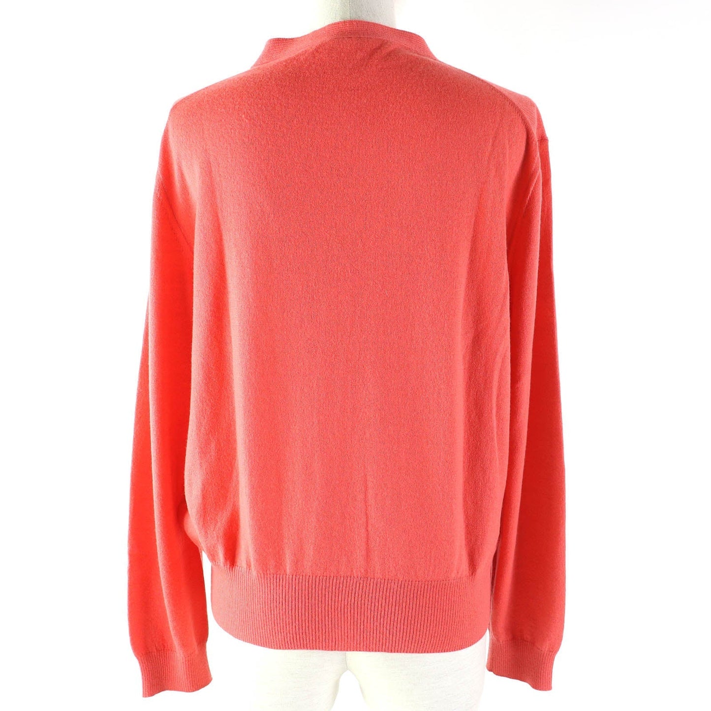 HERMES cardigan cashmere Red pink type 44