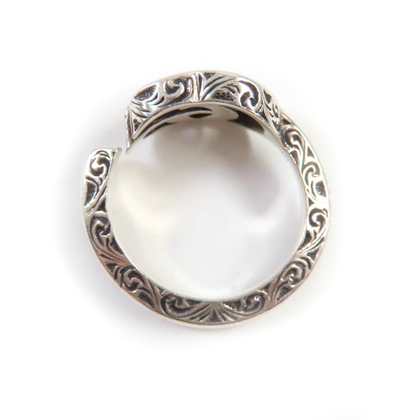 GUCCI Ring 627760 AG925 Silver Double G key ring