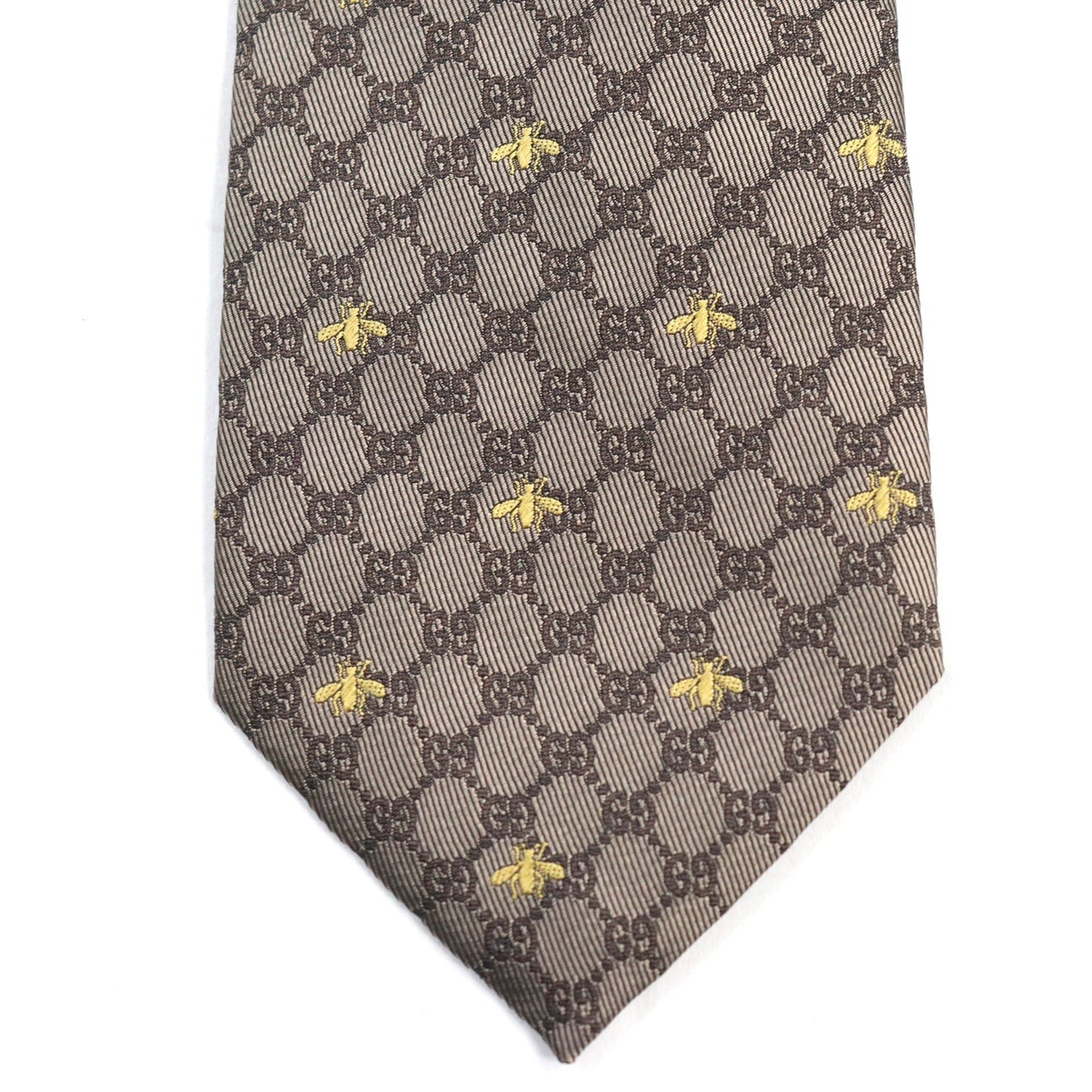 GUCCI tie 545078 silk Brown type All-over pattern