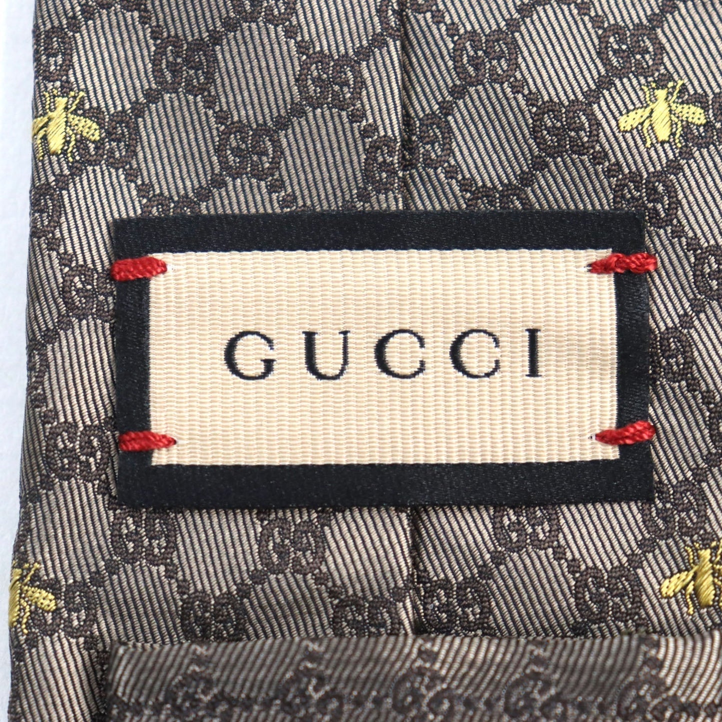 GUCCI tie 545078 silk Brown type All-over pattern