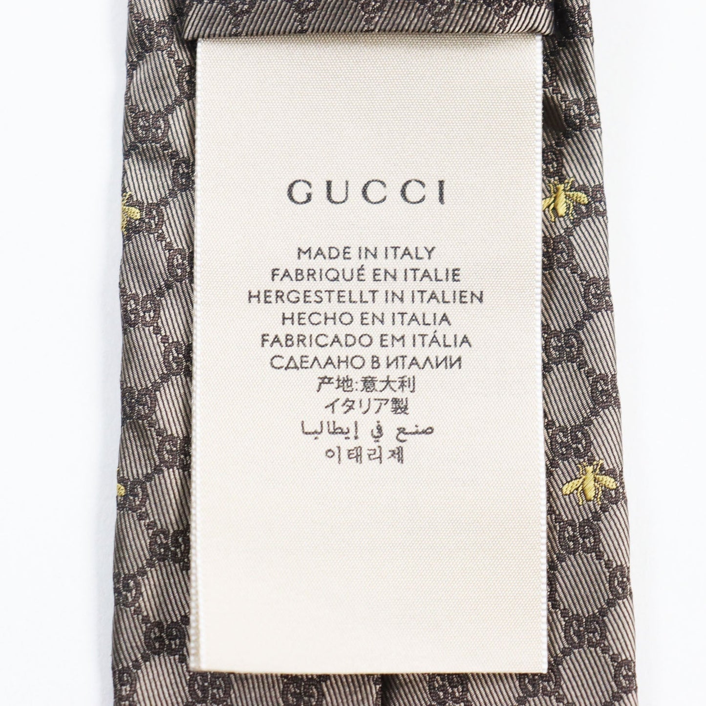 GUCCI tie 545078 silk Brown type All-over pattern