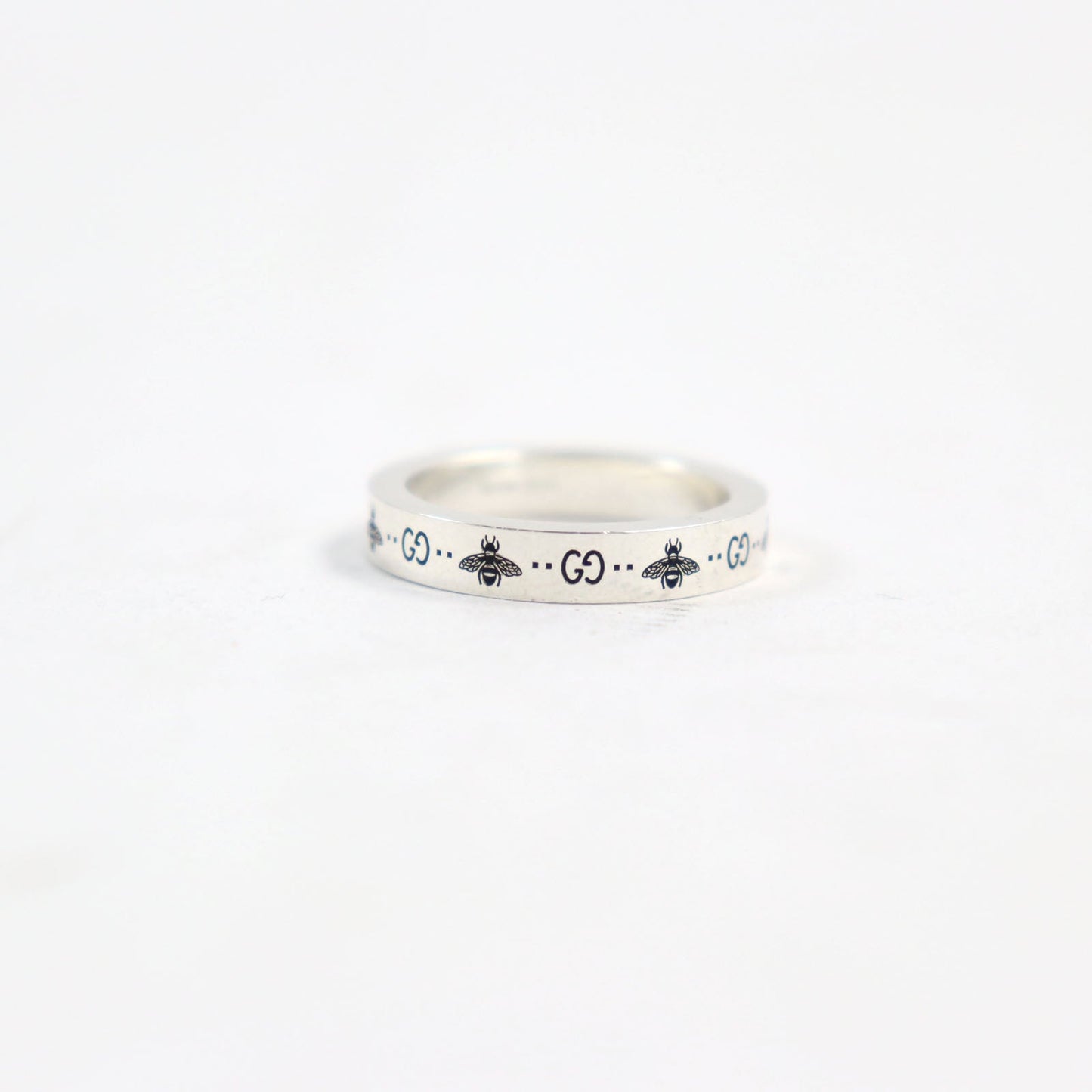 GUCCI Ring 729898 AG925 Silver GG&B