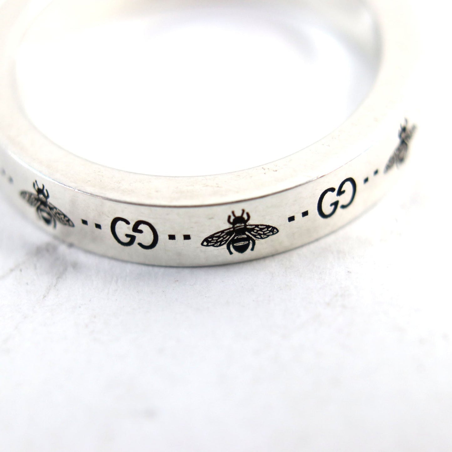 GUCCI Ring 729898 AG925 Silver GG&B