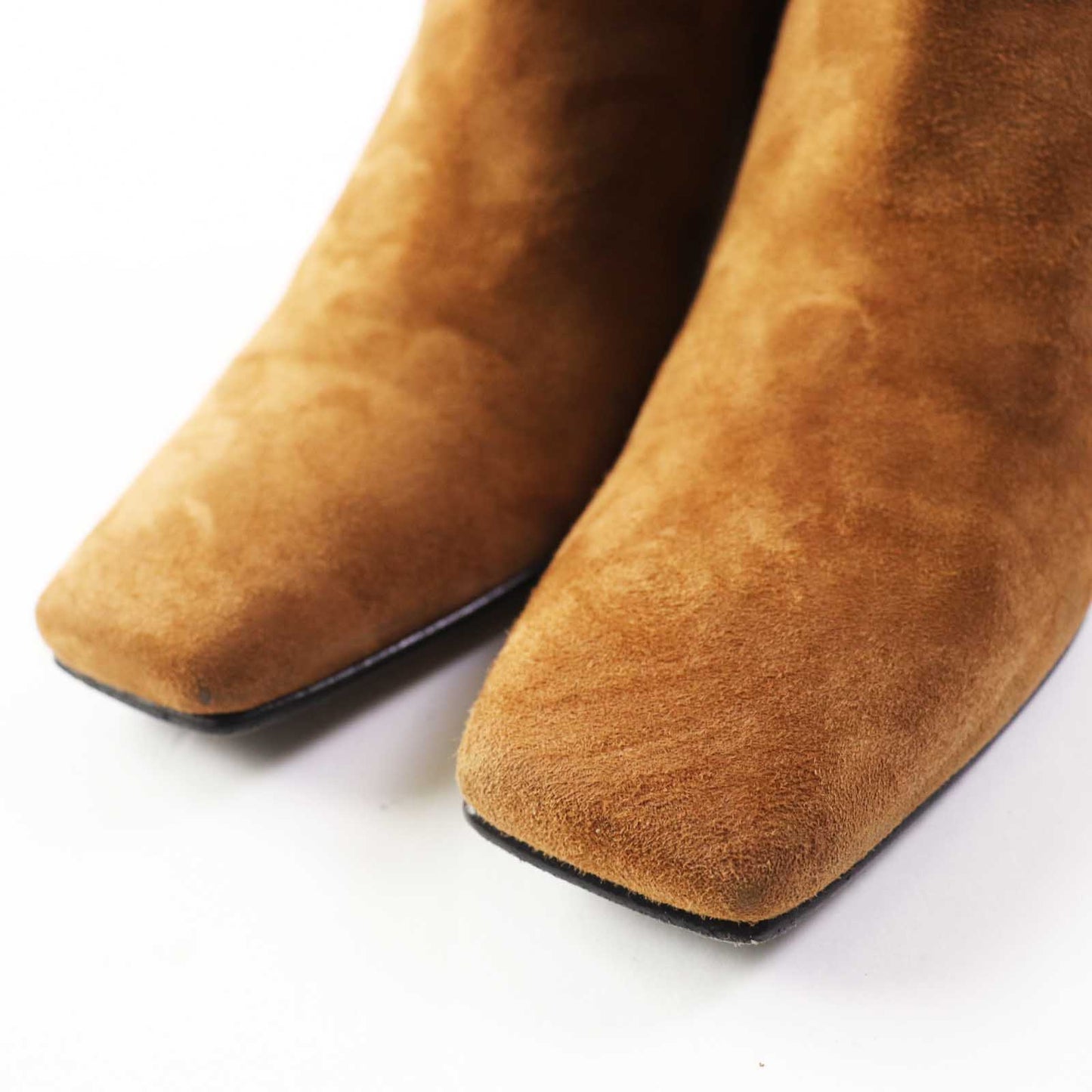 HERMES Ankle boots BL232082Z Main: suede, part: leather Brown Women 38 Used