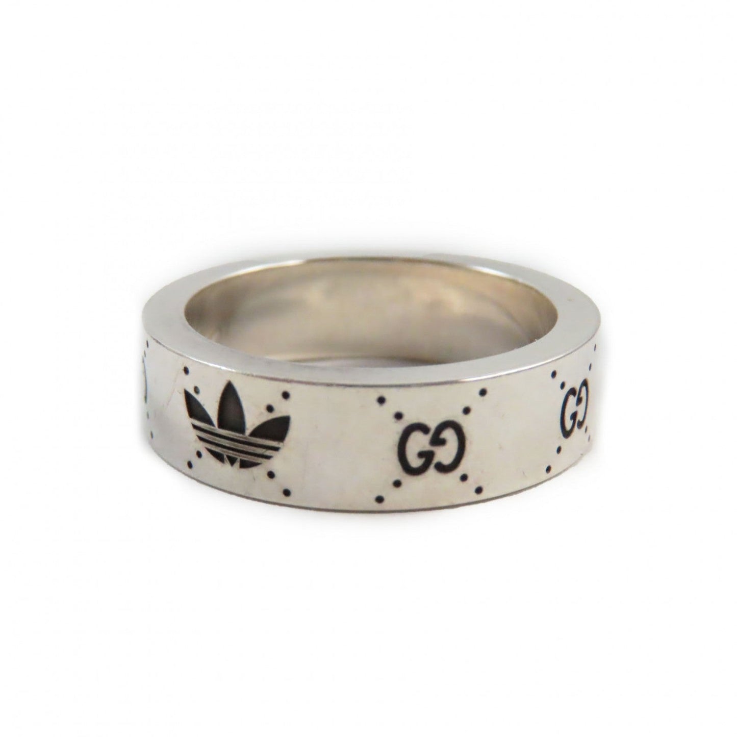 GUCCI Ring 702764 AG925 Silver adidas collaboration Engraving Ring