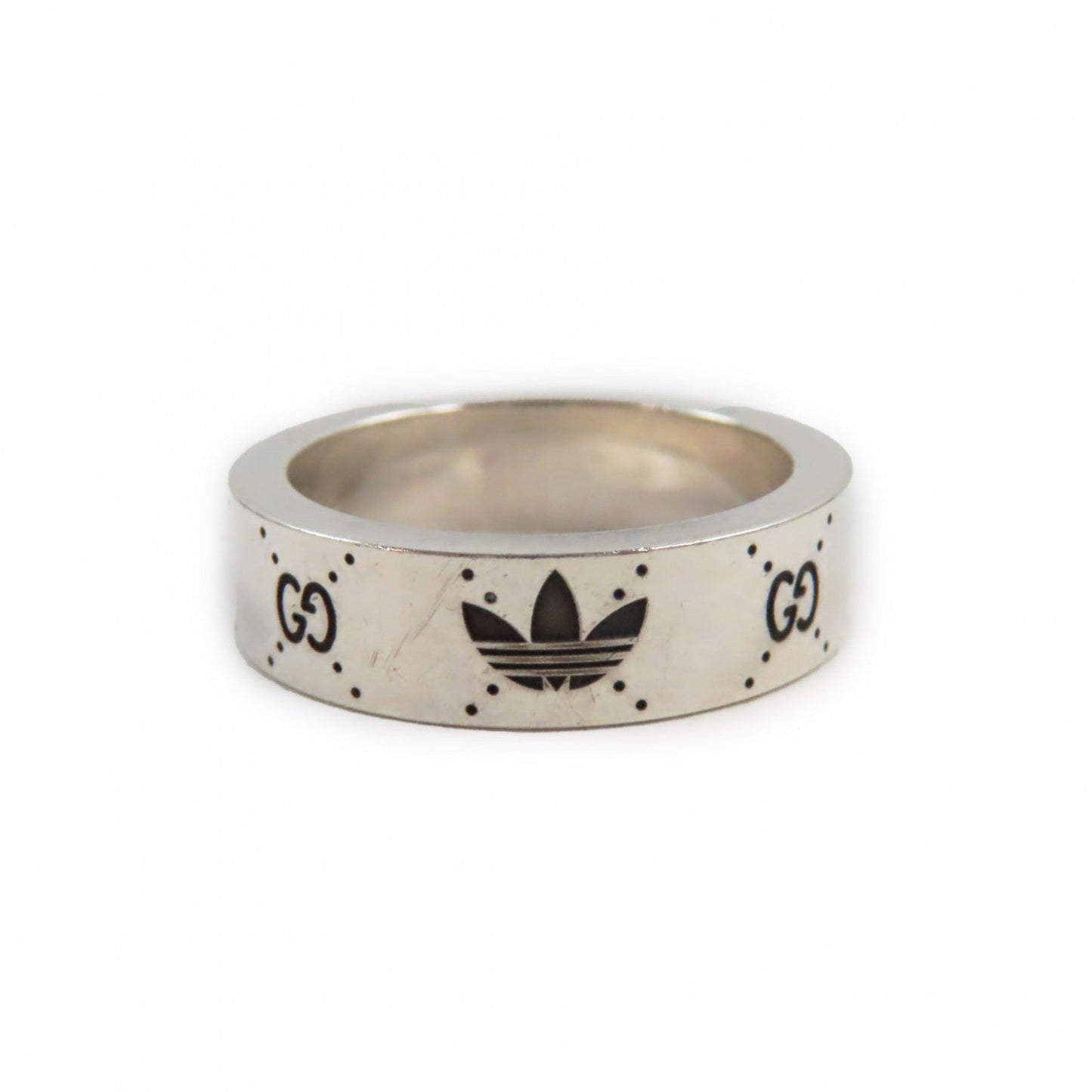 GUCCI Ring 702764 AG925 Silver adidas collaboration Engraving Ring