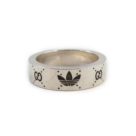 GUCCI Ring 702764 AG925 Silver adidas collaboration Engraving Ring