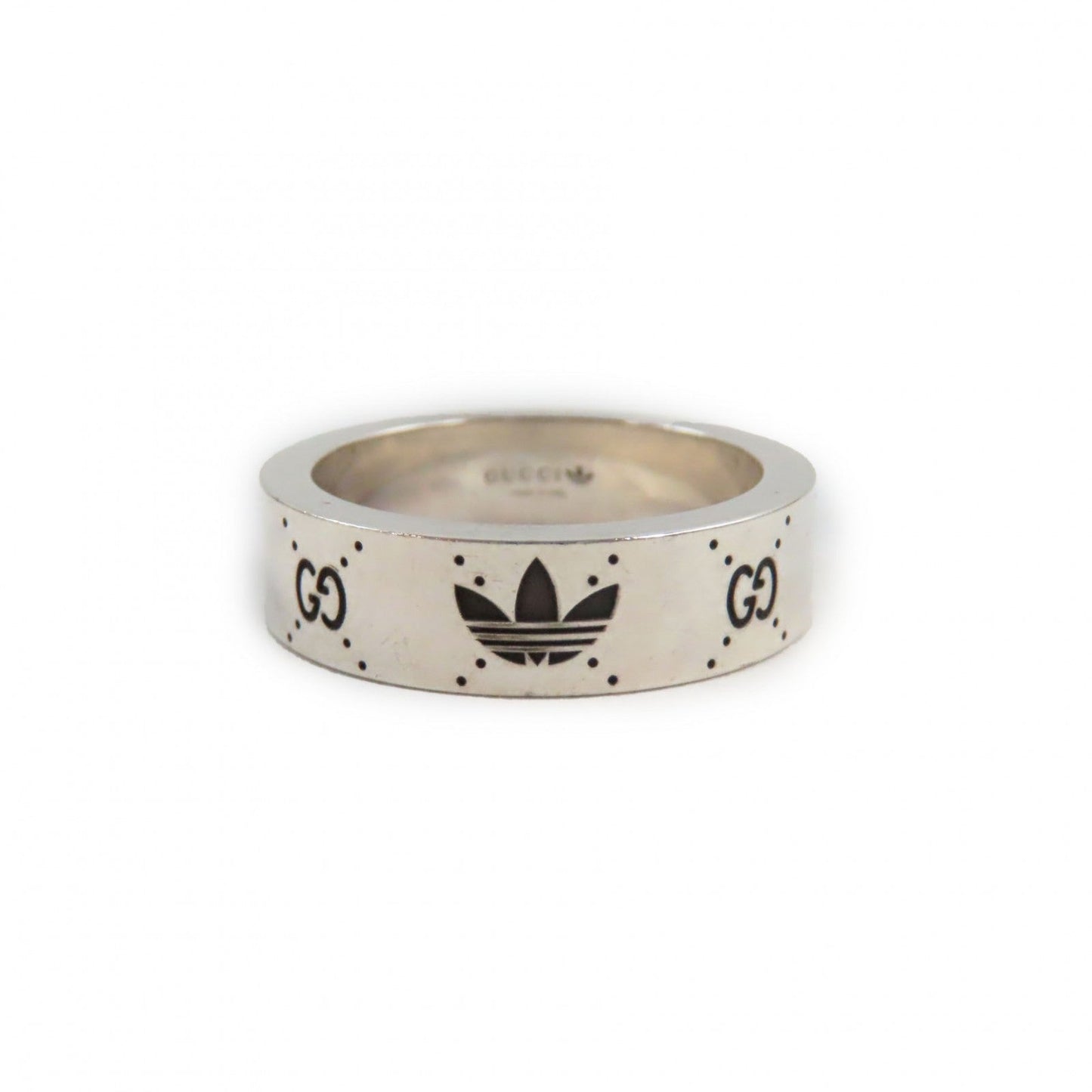 GUCCI Ring 702764 AG925 Silver adidas collaboration Engraving Ring