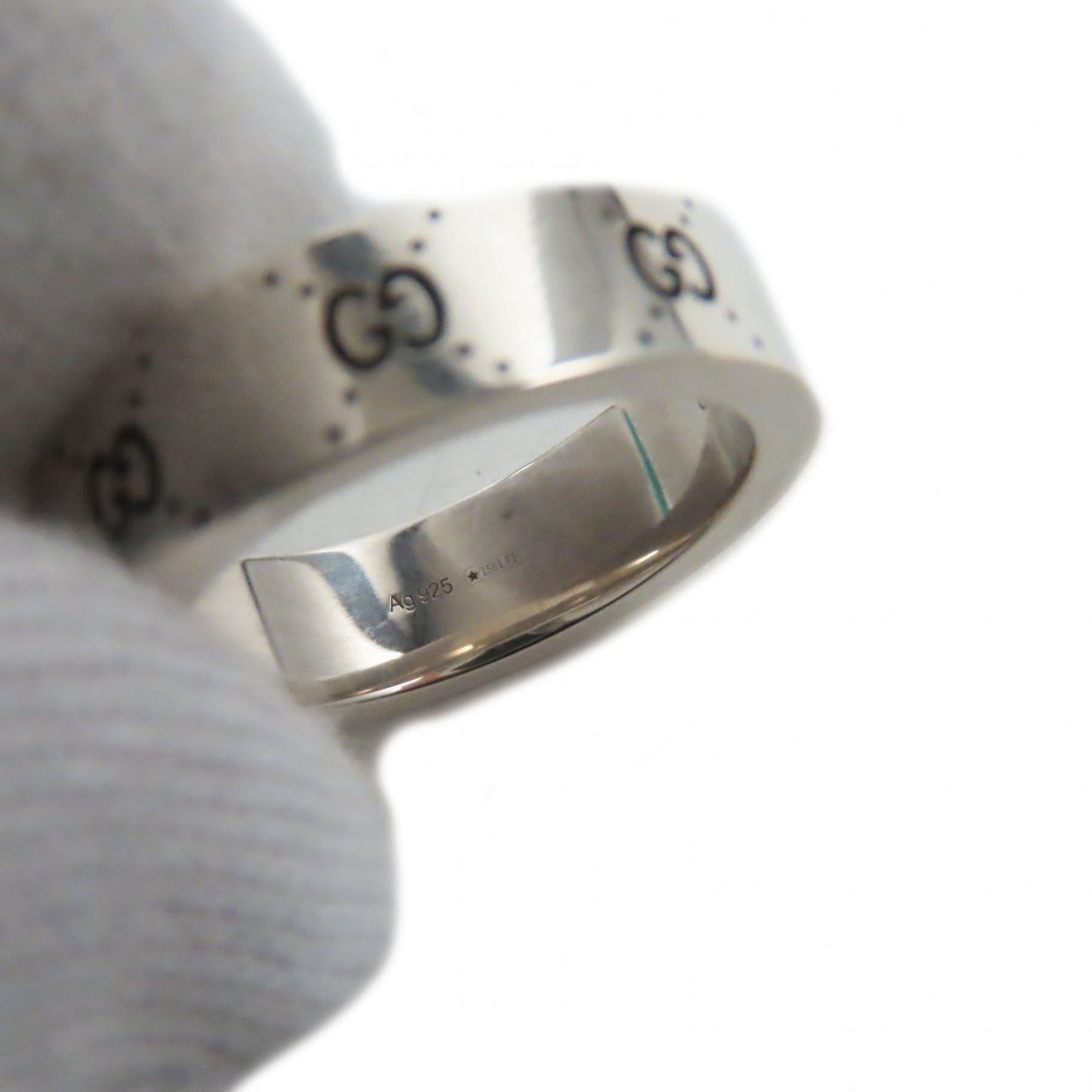GUCCI Ring 702764 AG925 Silver adidas collaboration Engraving Ring
