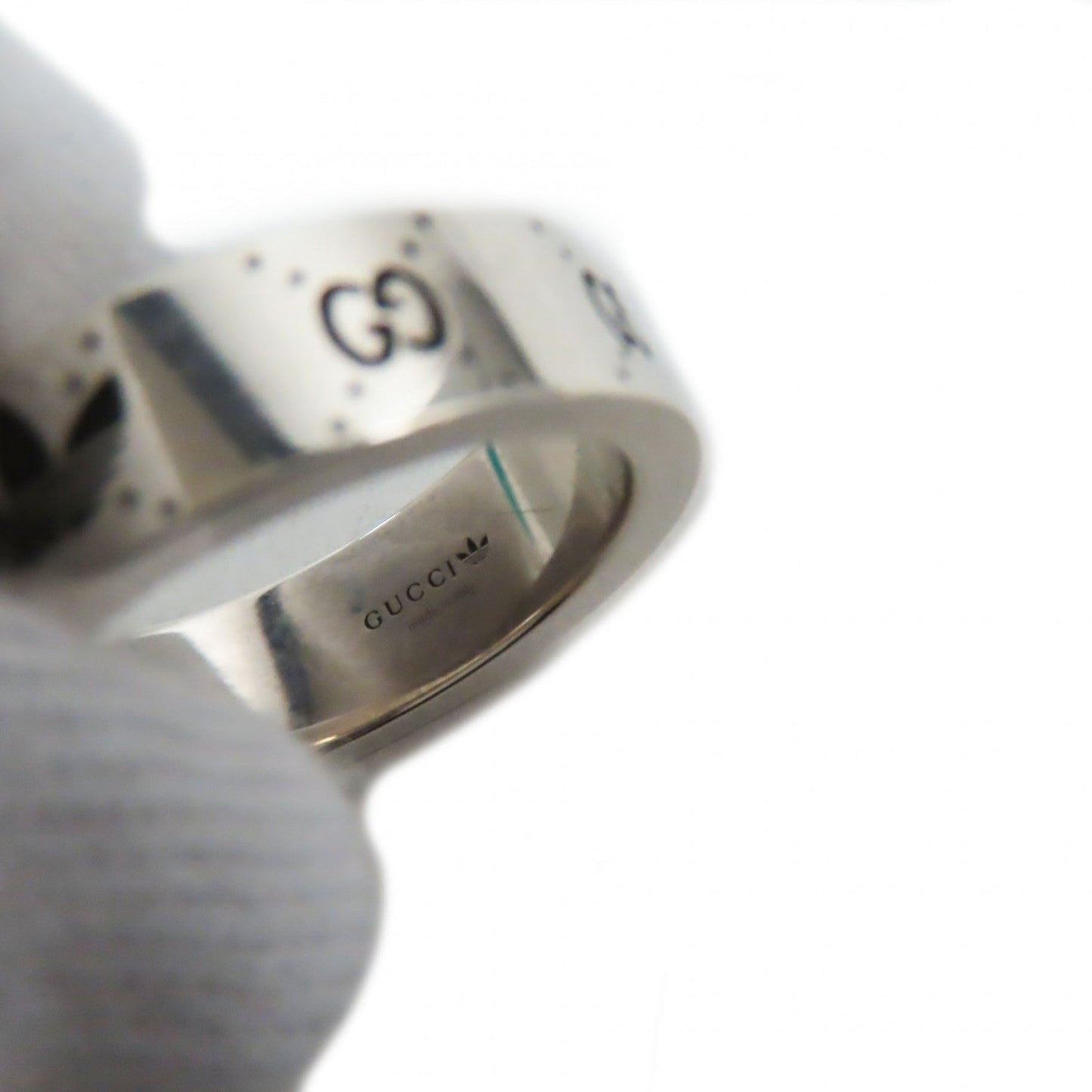 GUCCI Ring 702764 AG925 Silver adidas collaboration Engraving Ring