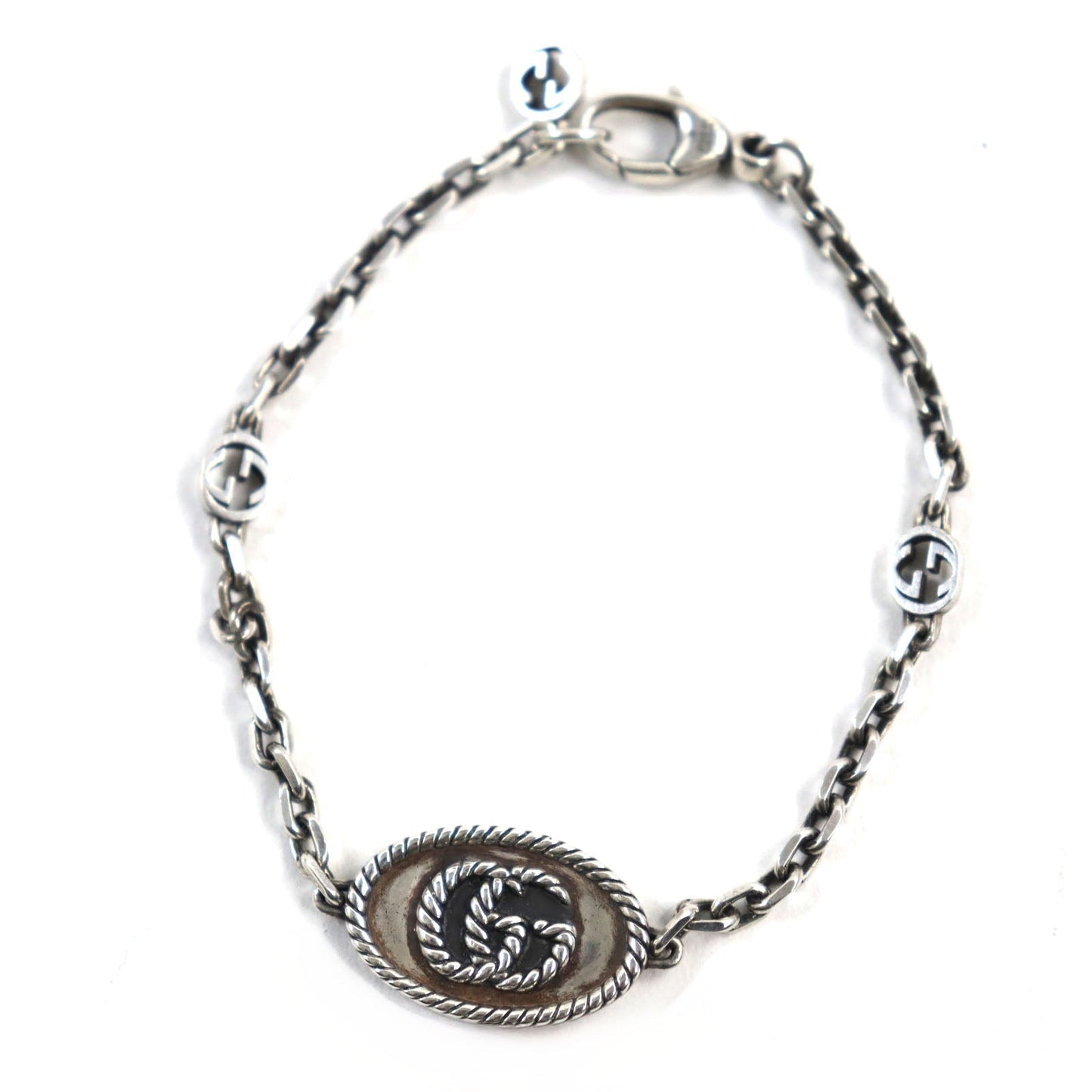 GUCCI bracelet 627749 AG925 Silver 18