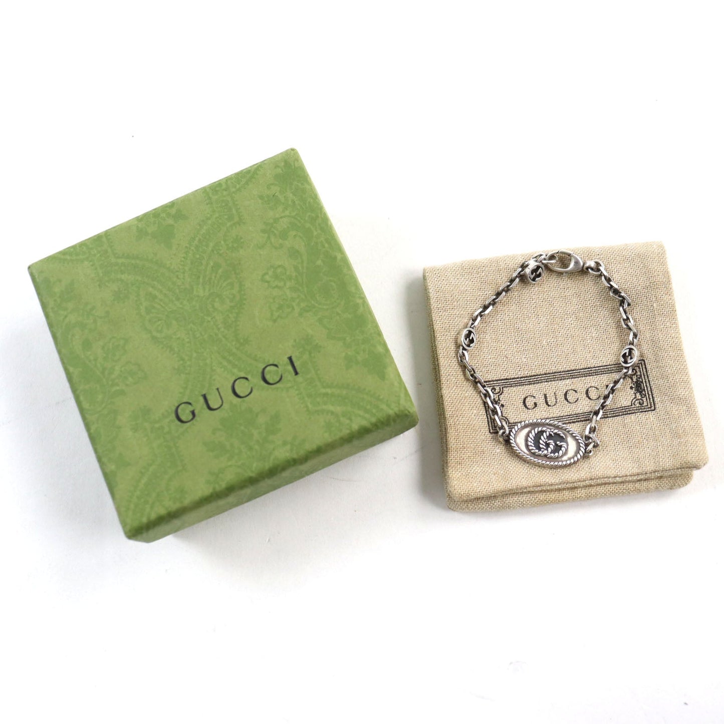 GUCCI bracelet 627749 AG925 Silver 18