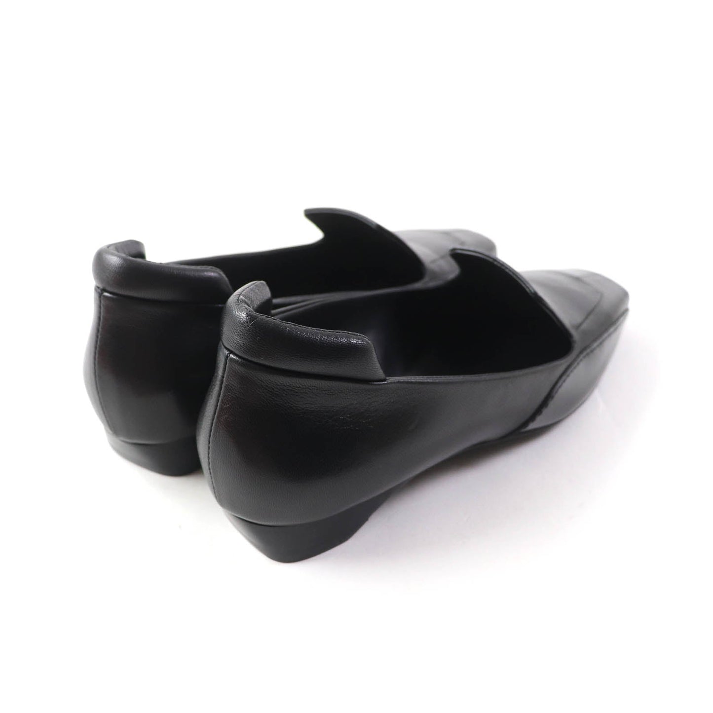 HERMES loafers 222024Z leather black Fictive 37