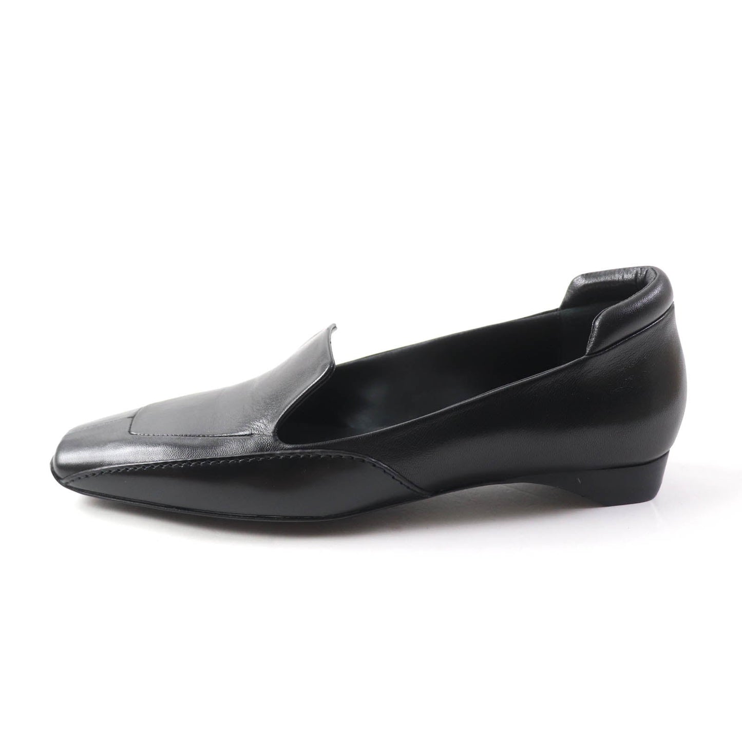 HERMES loafers 222024Z leather black Fictive 37
