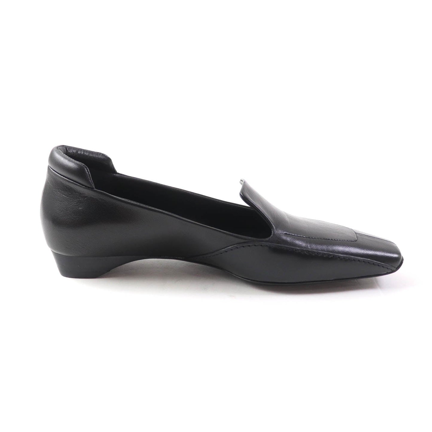 HERMES loafers 222024Z leather black Fictive 37