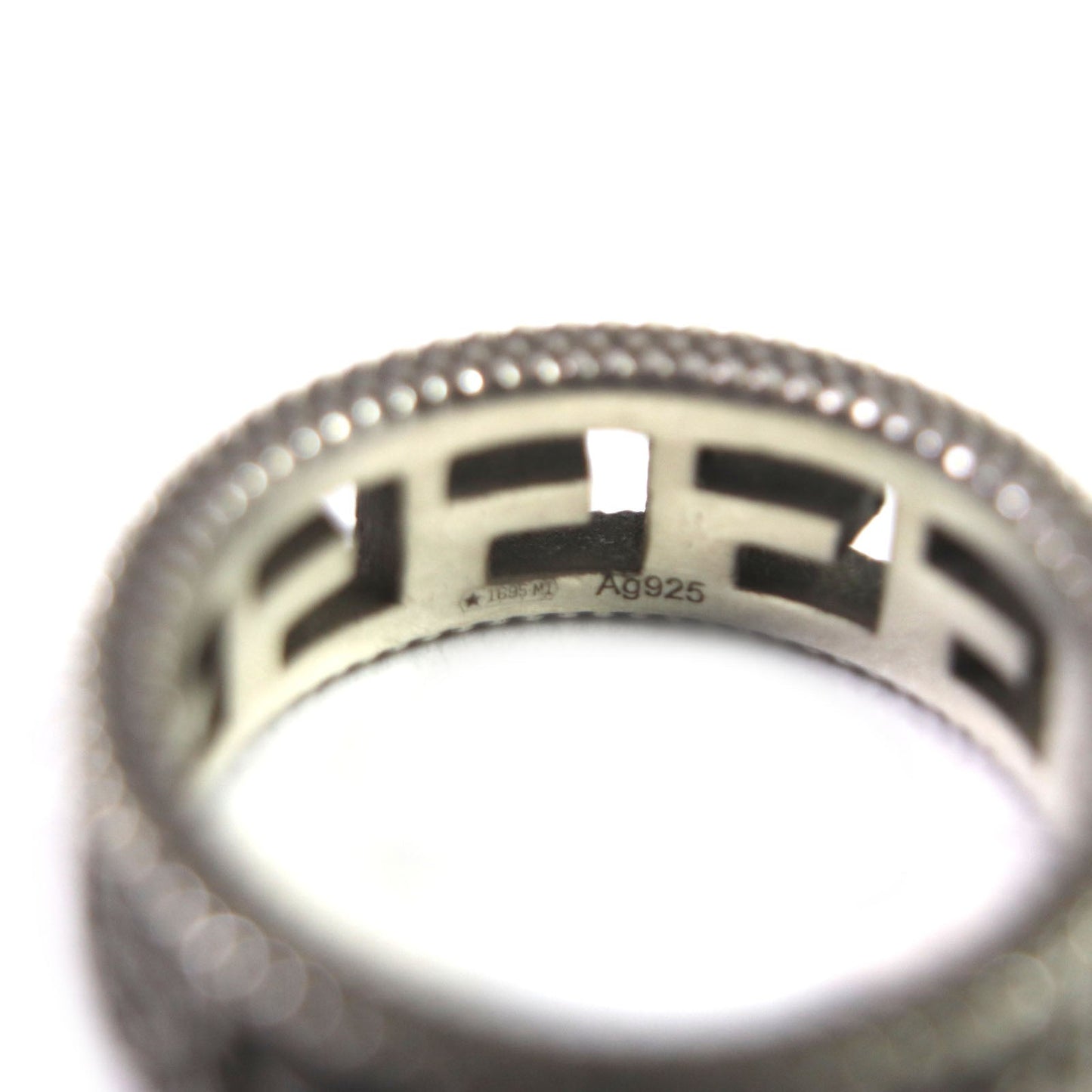 GUCCI Ring 576993 AG925 Silver Square G Arabesque 12