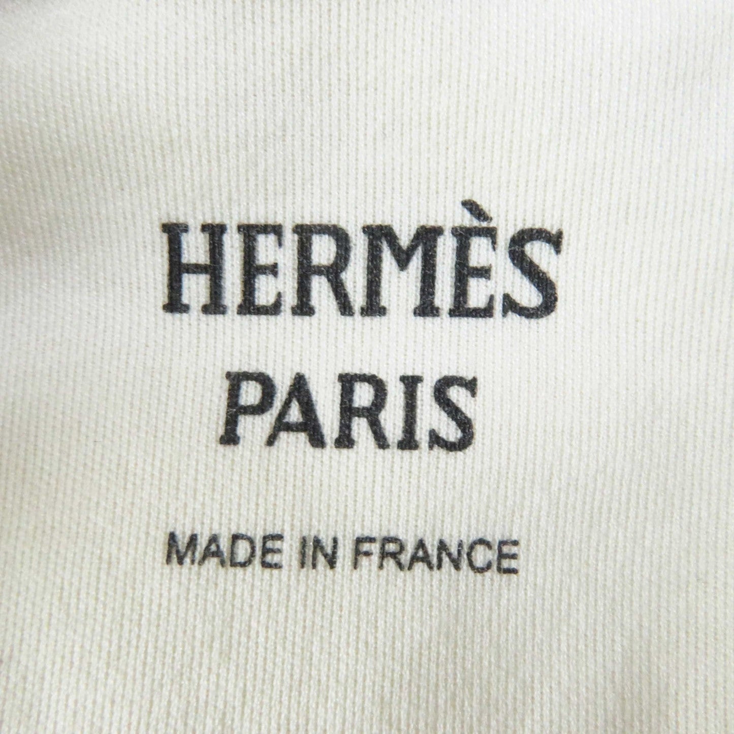 HERMES one piece 2H4507DH cotton Ivory Neon Orange JUNGLE LOVE 38