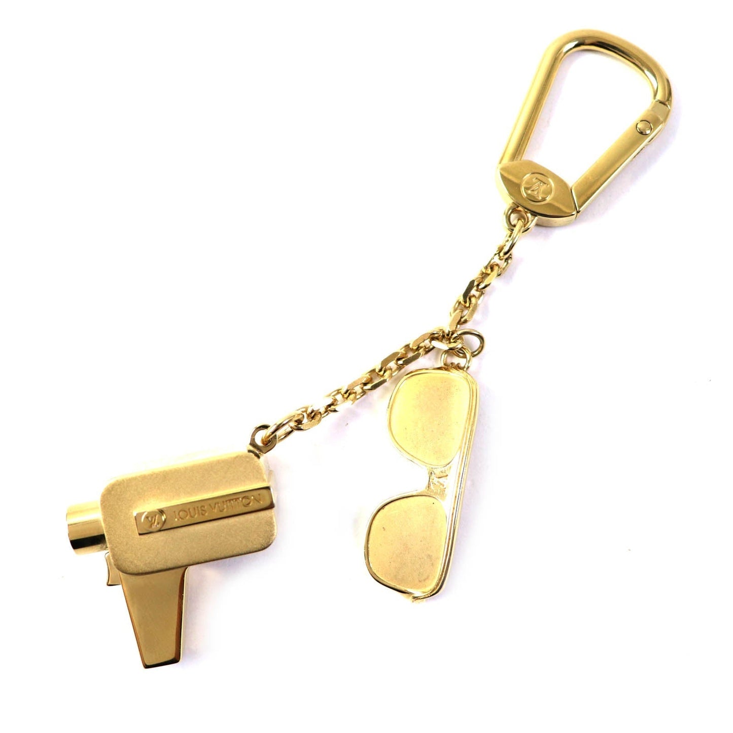 LOUIS VUITTON Bag charm M65383 metal gold Porte Cres Cannes