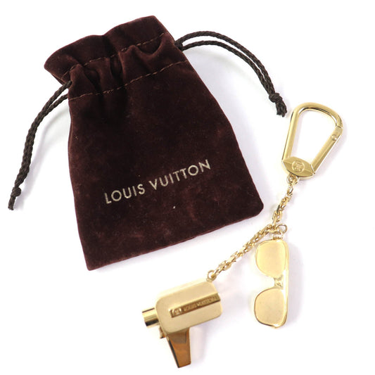LOUIS VUITTON Bag charm M65383 metal gold Porte Cres Cannes