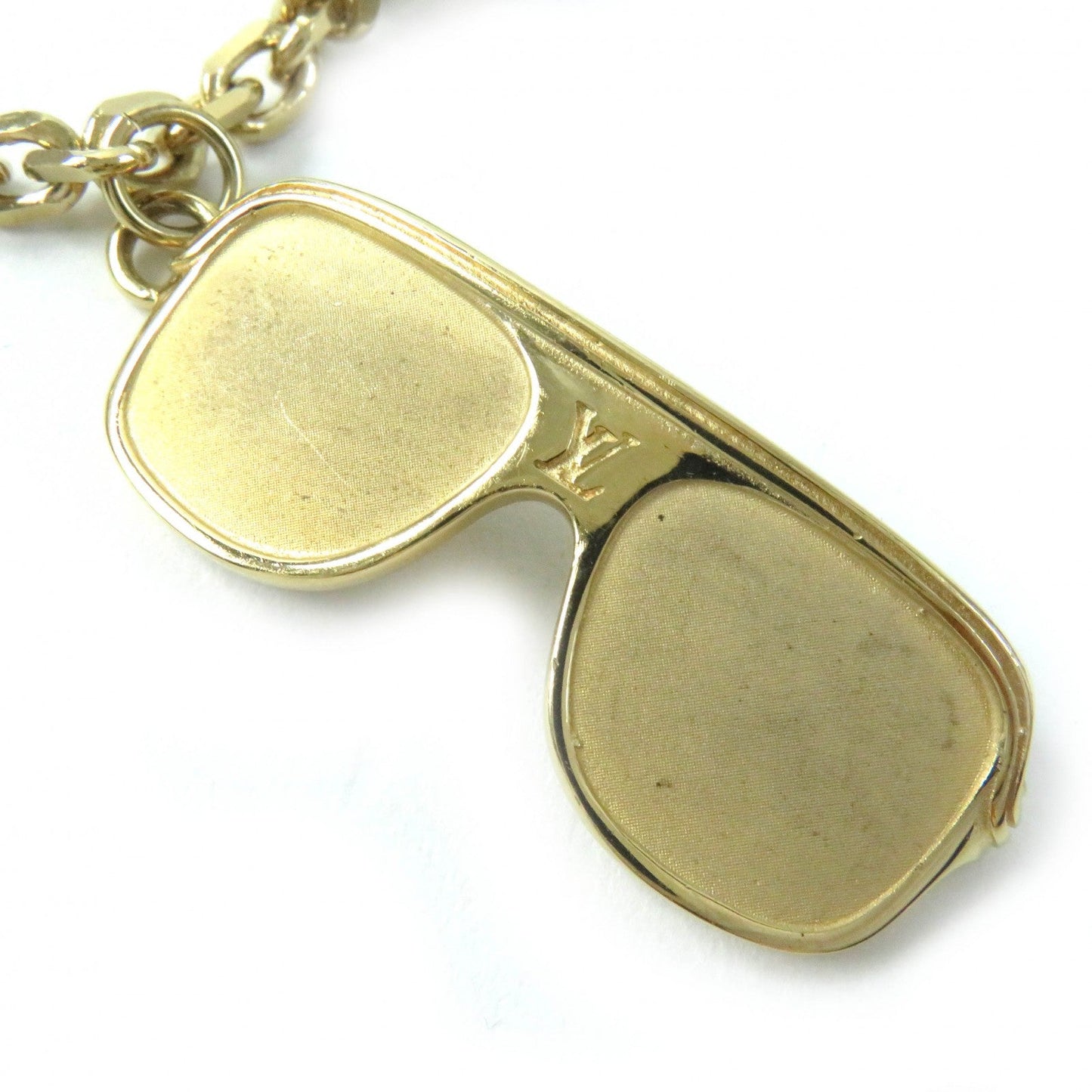 LOUIS VUITTON Bag charm M65383 metal gold Porte Cres Cannes