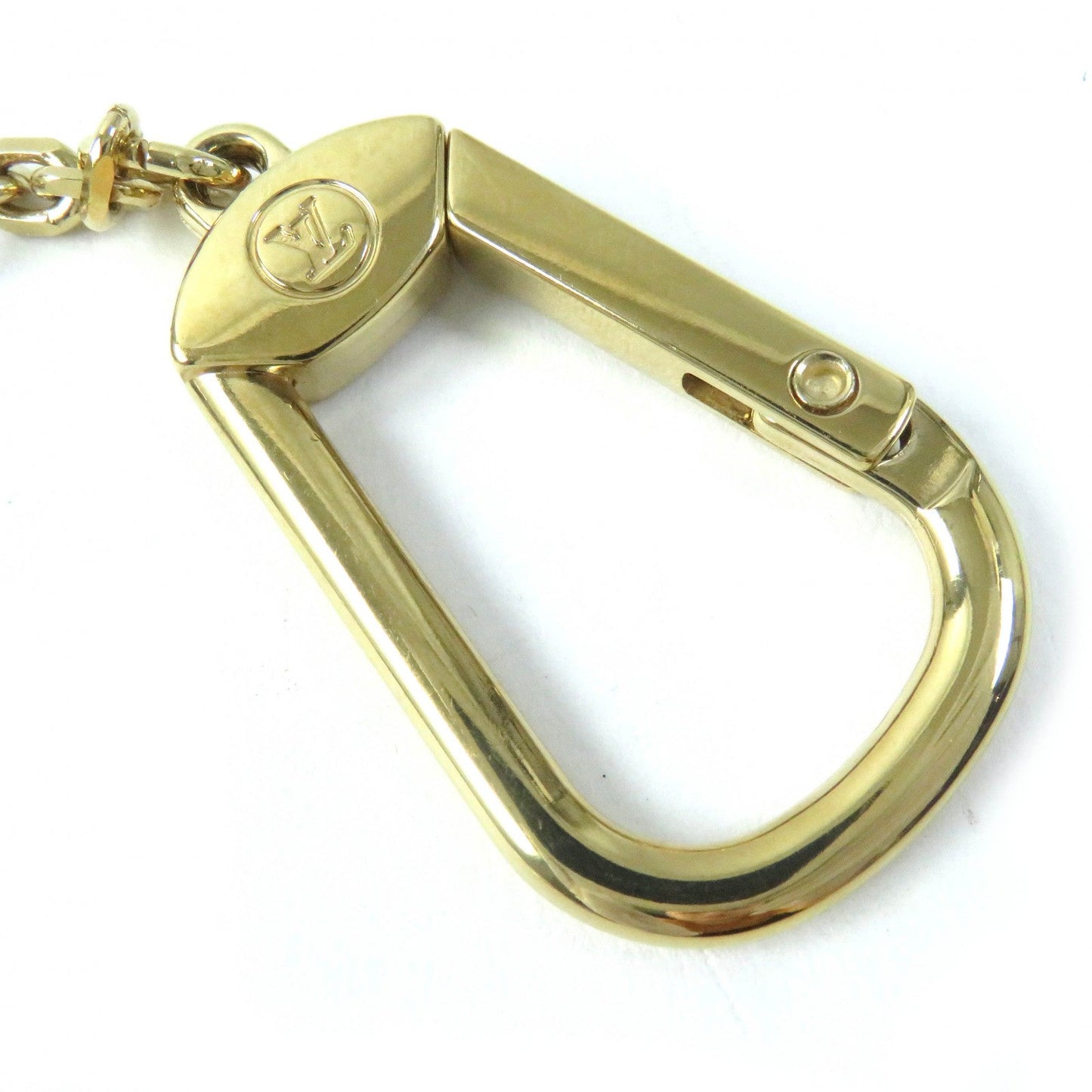LOUIS VUITTON Bag charm M65383 metal gold Porte Cres Cannes