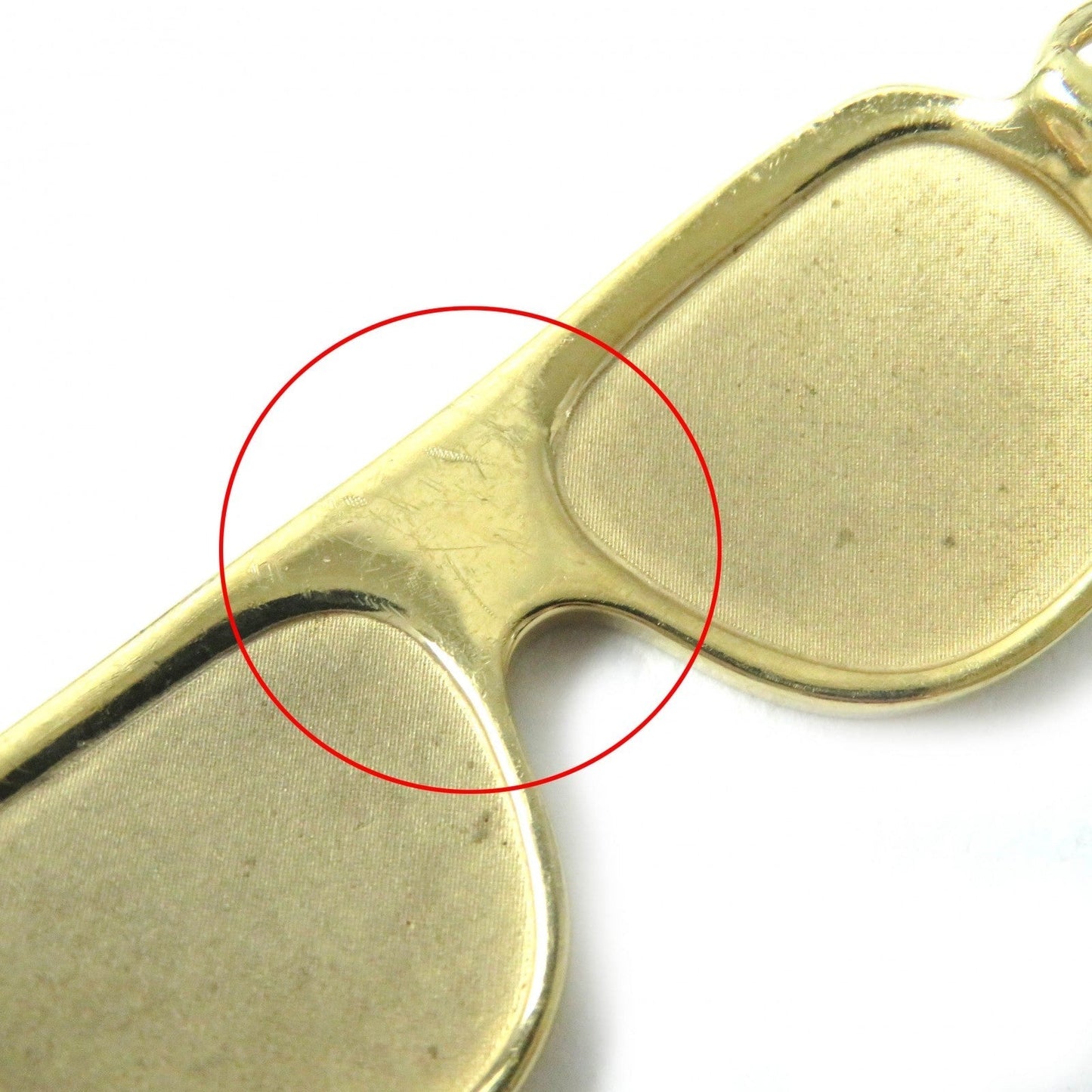 LOUIS VUITTON Bag charm M65383 metal gold Porte Cres Cannes