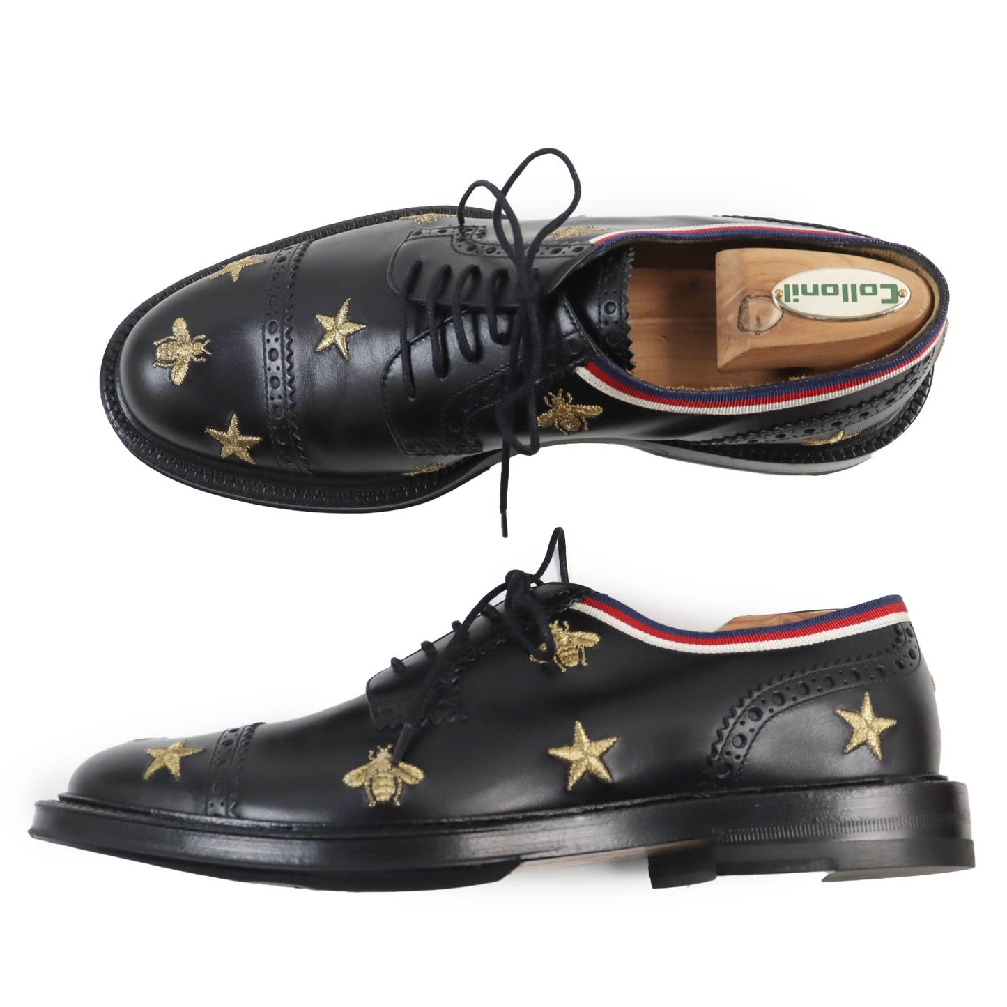 GUCCI Leather shoes 496259 leather black 6.5