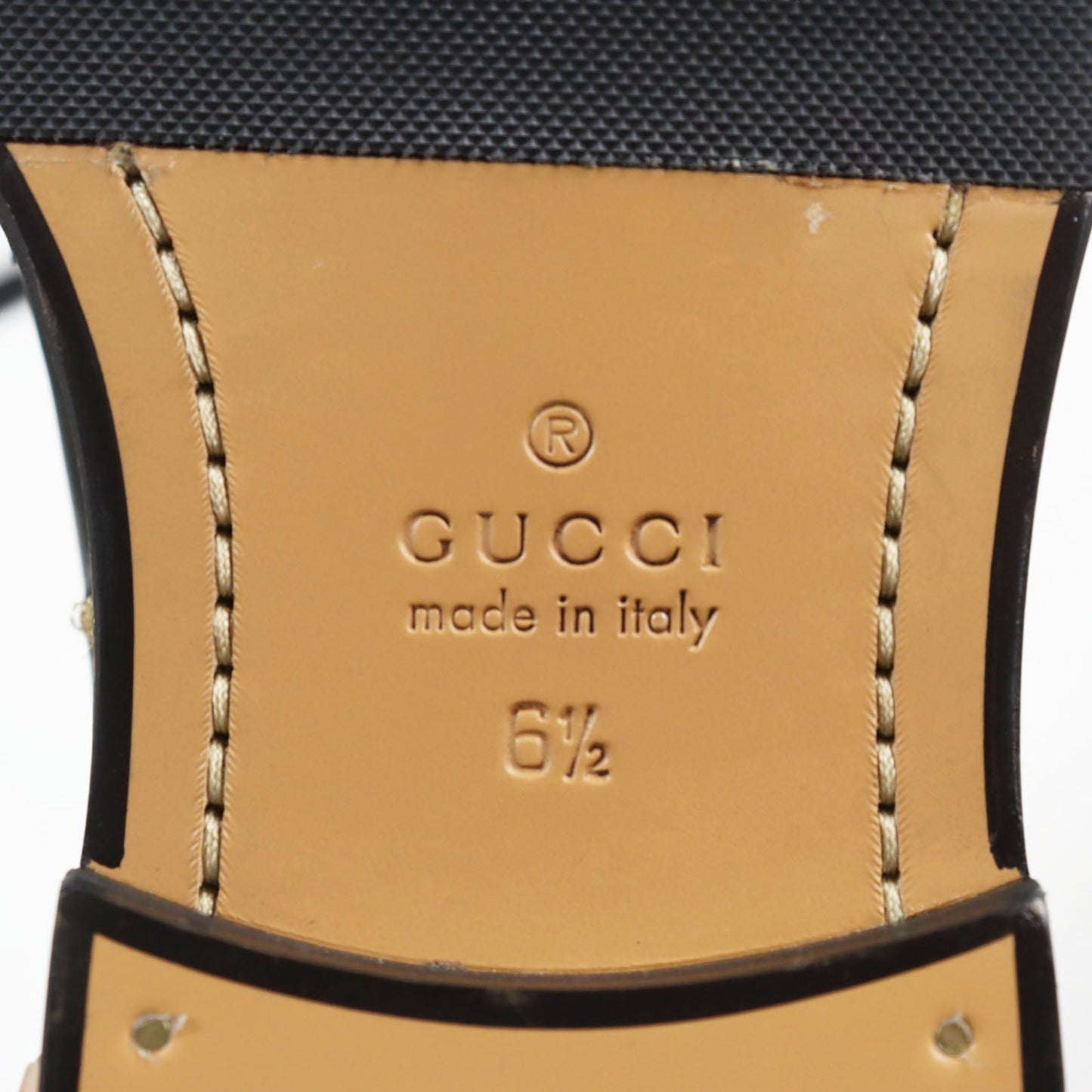 GUCCI Leather shoes 496259 leather black 6.5