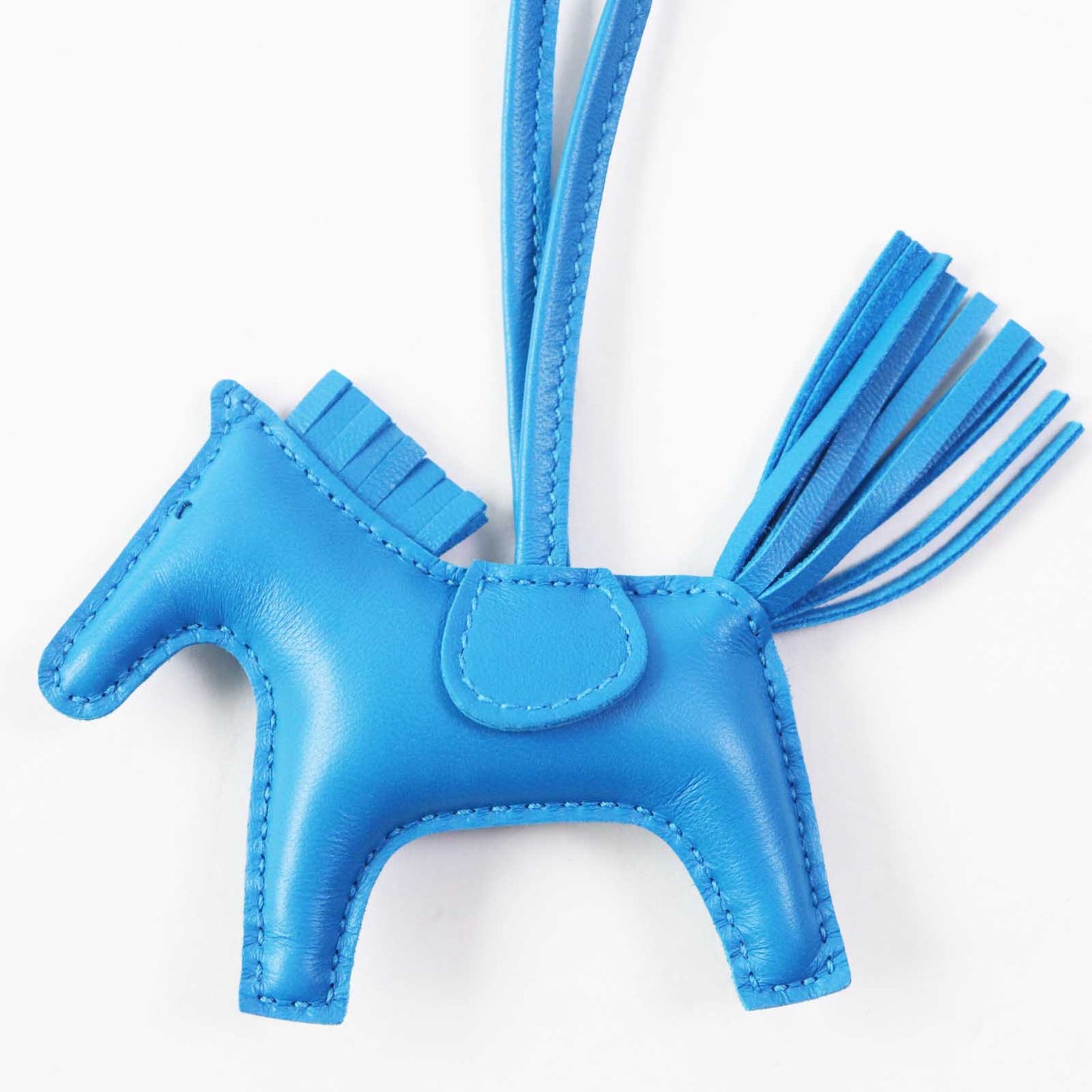 HERMES Bag charm Anyo Miro Blue Zanzibar Rodeo Charm PM