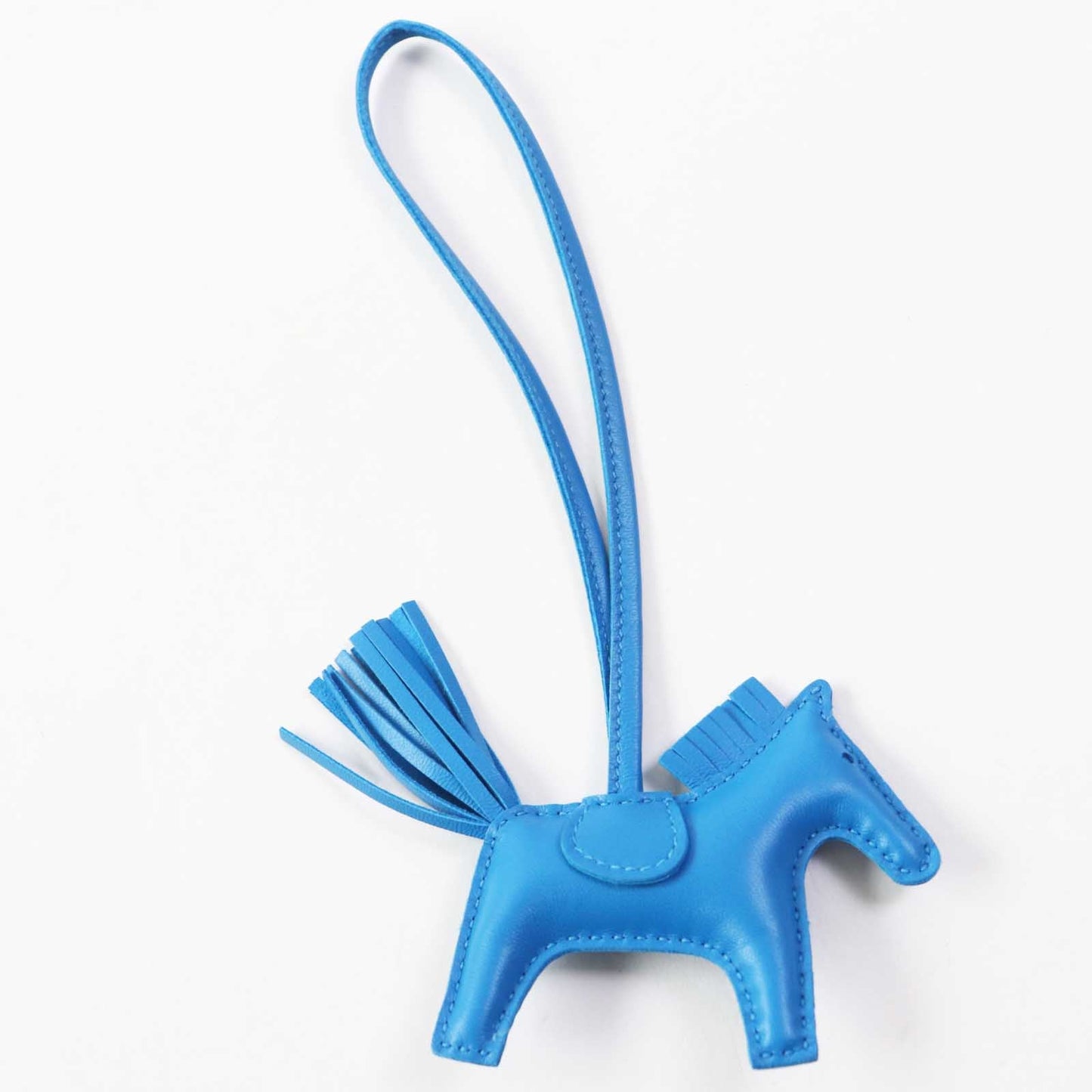 HERMES Bag charm Anyo Miro Blue Zanzibar Rodeo Charm PM