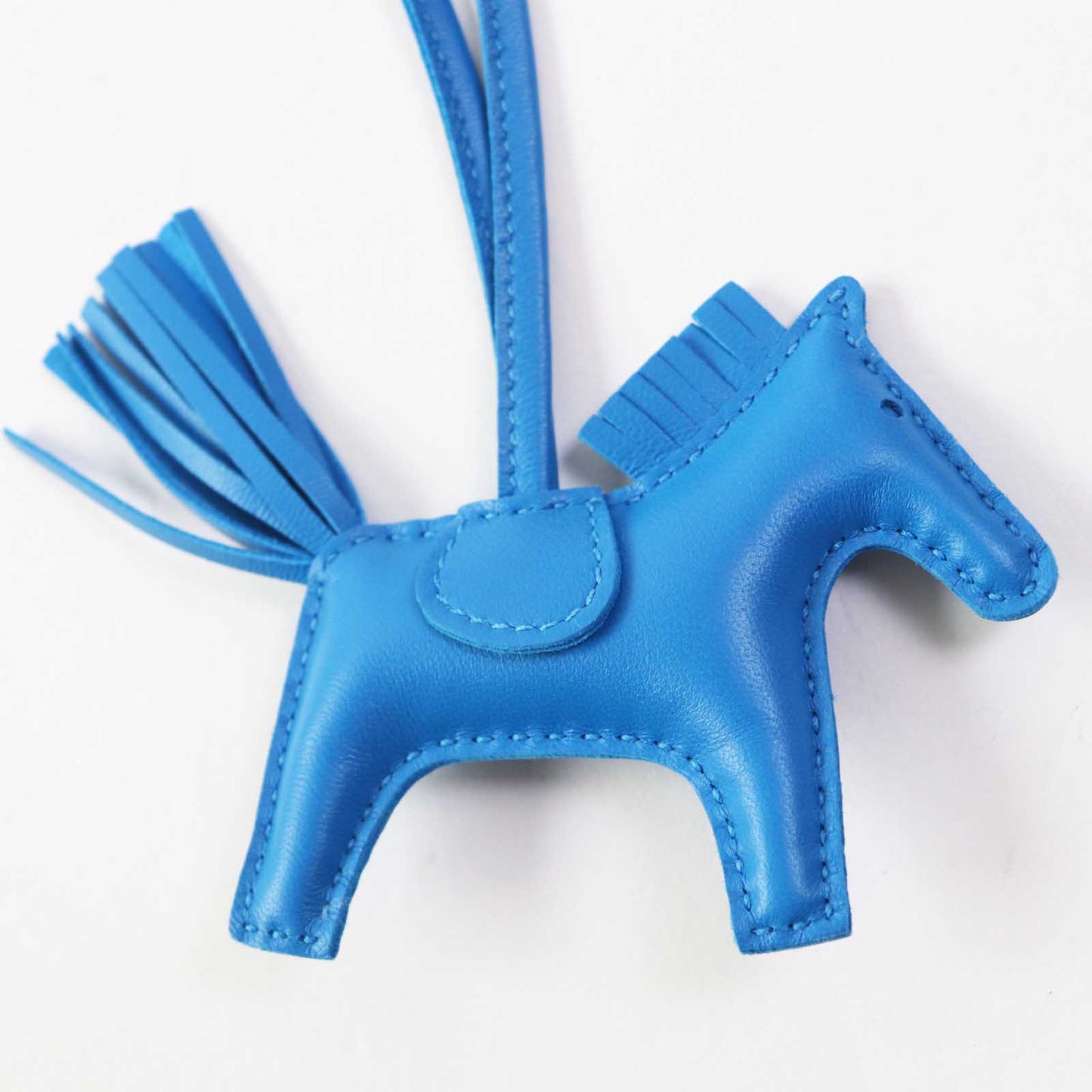 HERMES Bag charm Anyo Miro Blue Zanzibar Rodeo Charm PM