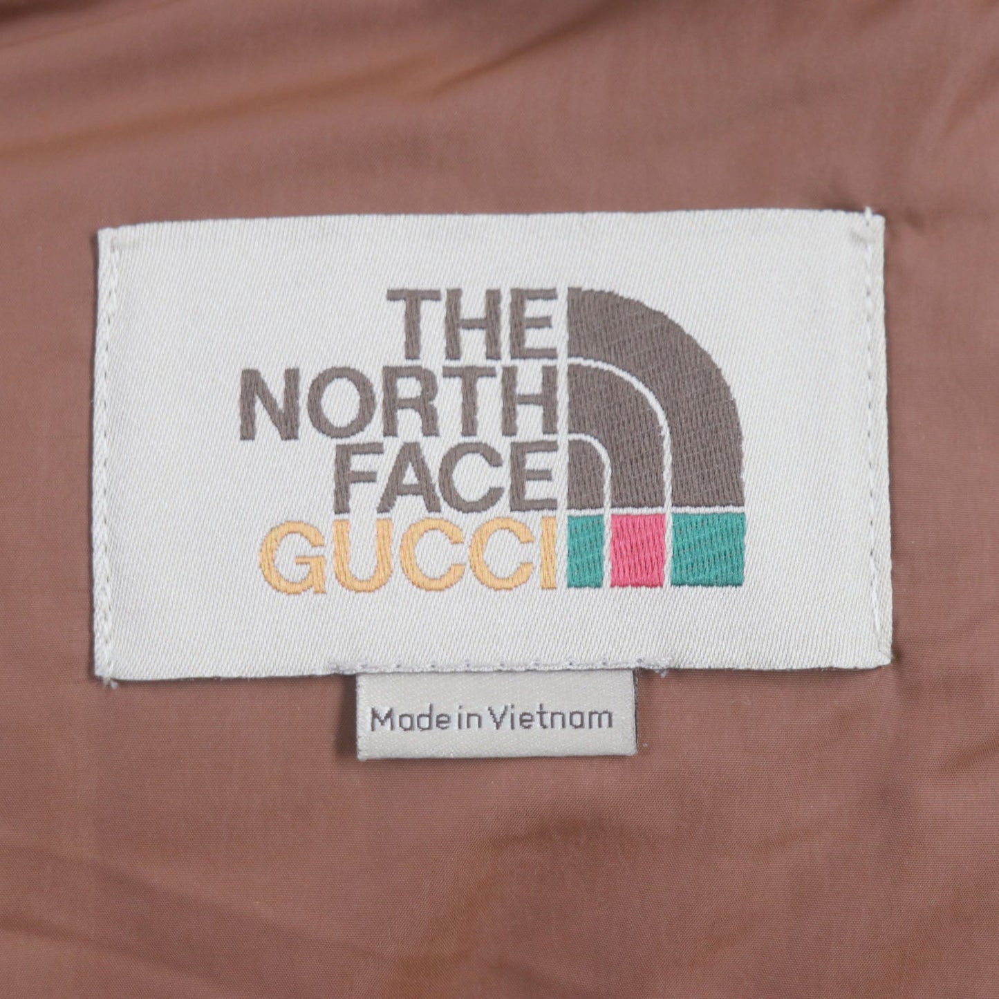GUCCI Down jacket 663895 Outer: 100% nylon, Outer: 73% nylon, Outer: 27% cotton, Lining: 100% nylon, Filling: 85% down, 15% feather Multi Forest mens L Used