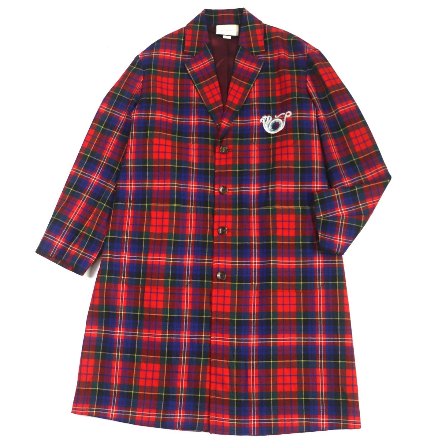 GUCCI Chester coat 474374 wool Red 46