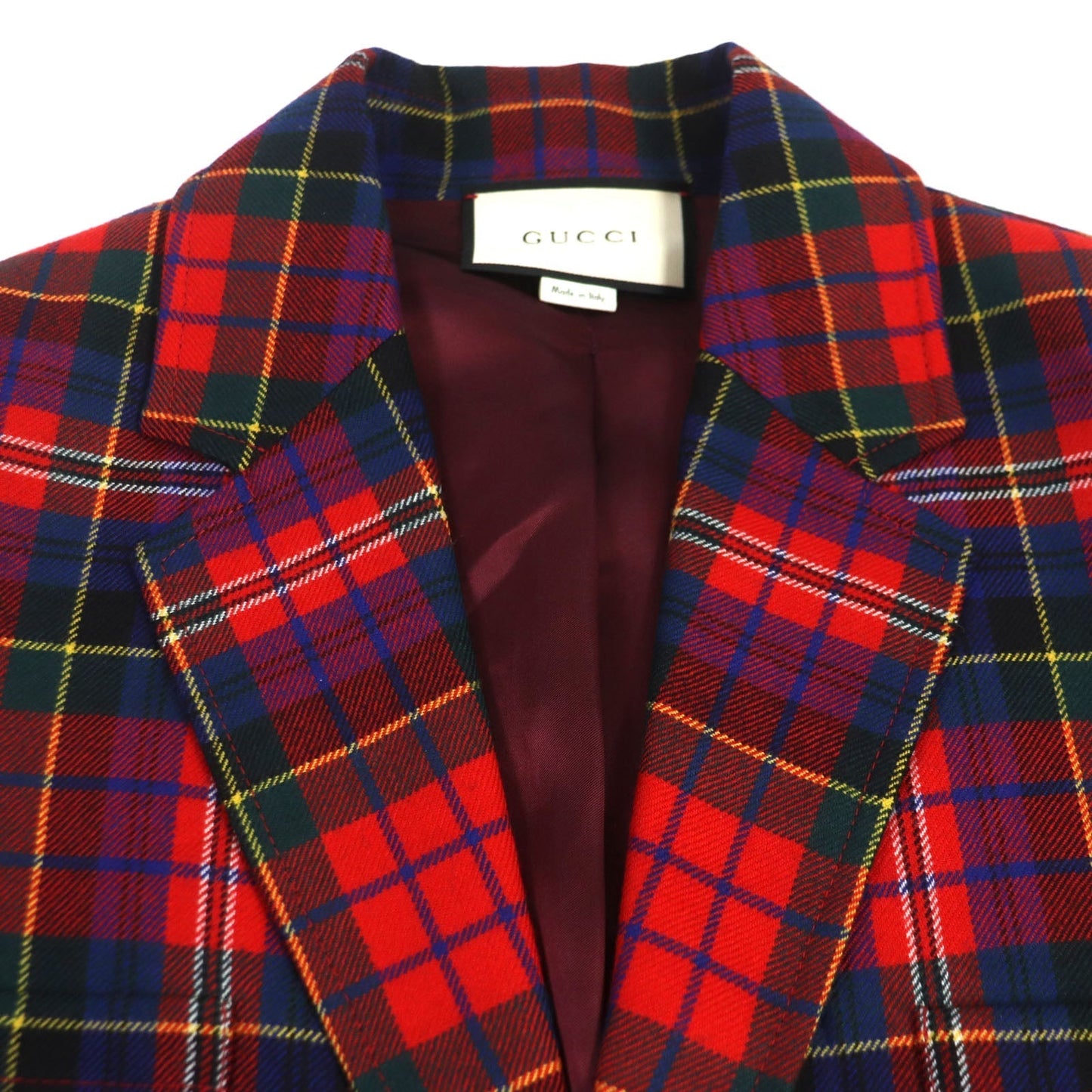 GUCCI Chester coat 474374 wool Red 46