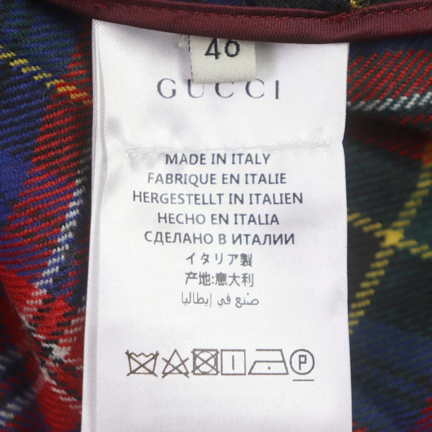 GUCCI Chester coat 474374 wool Red 46