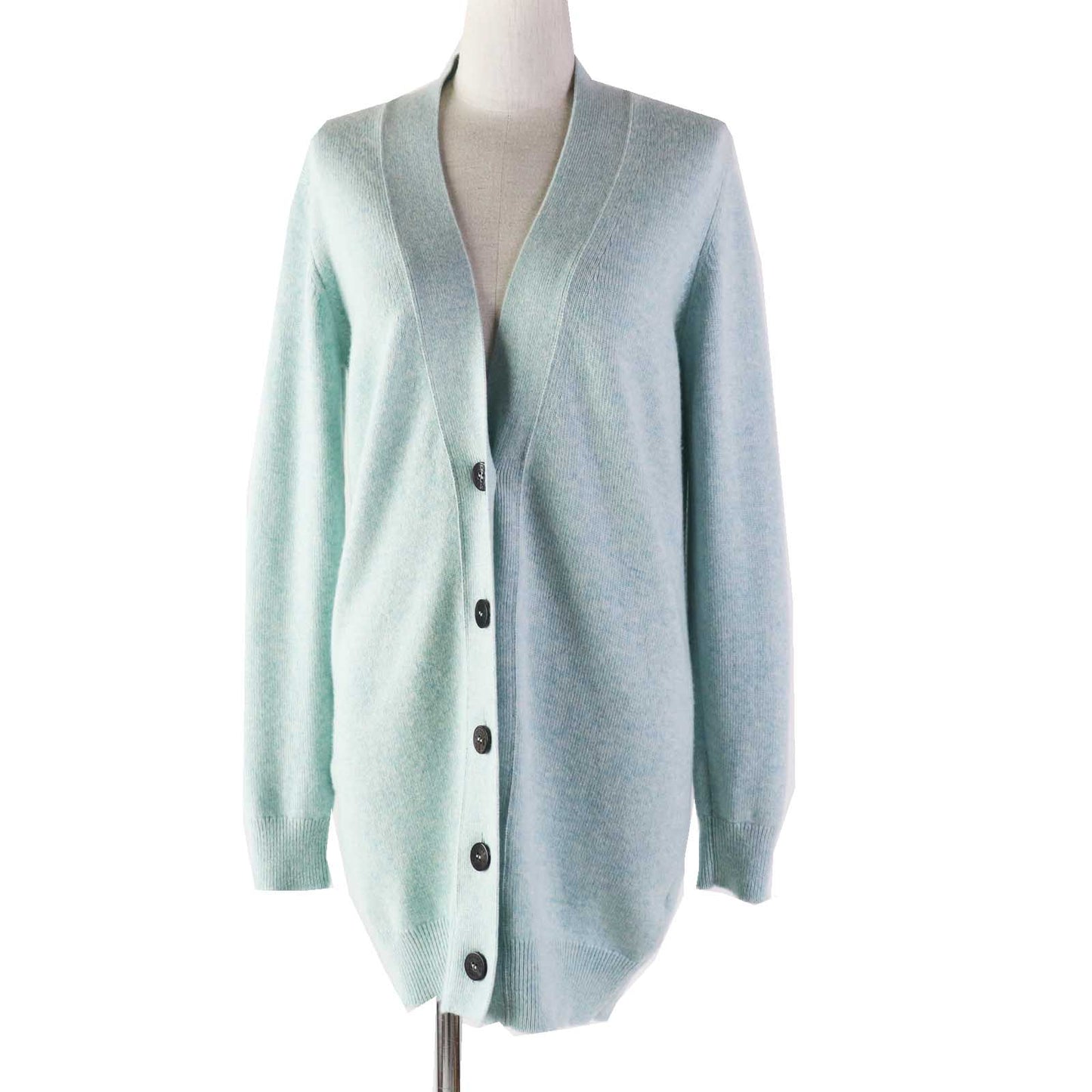 HERMES cardigan cashmere Light blue 34