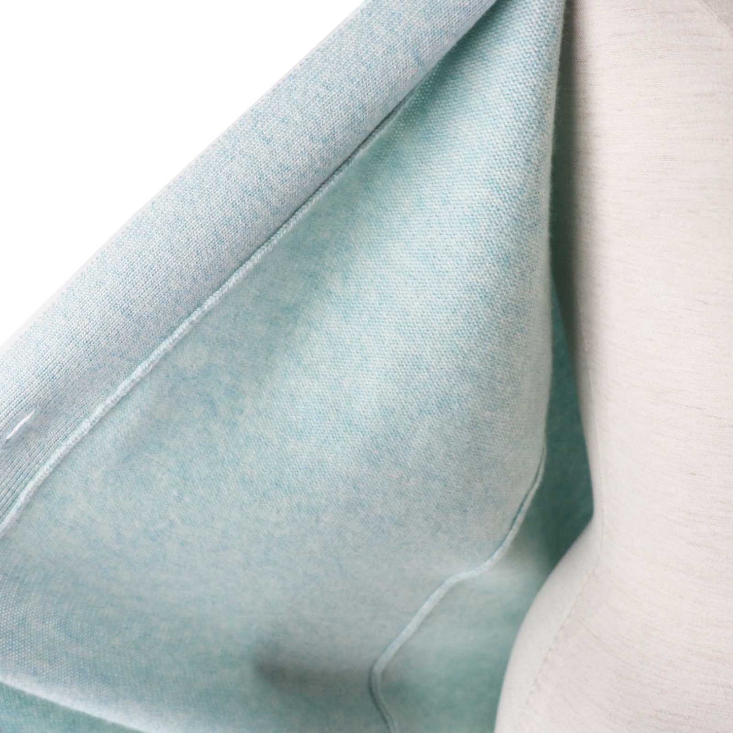 HERMES cardigan cashmere Light blue 34