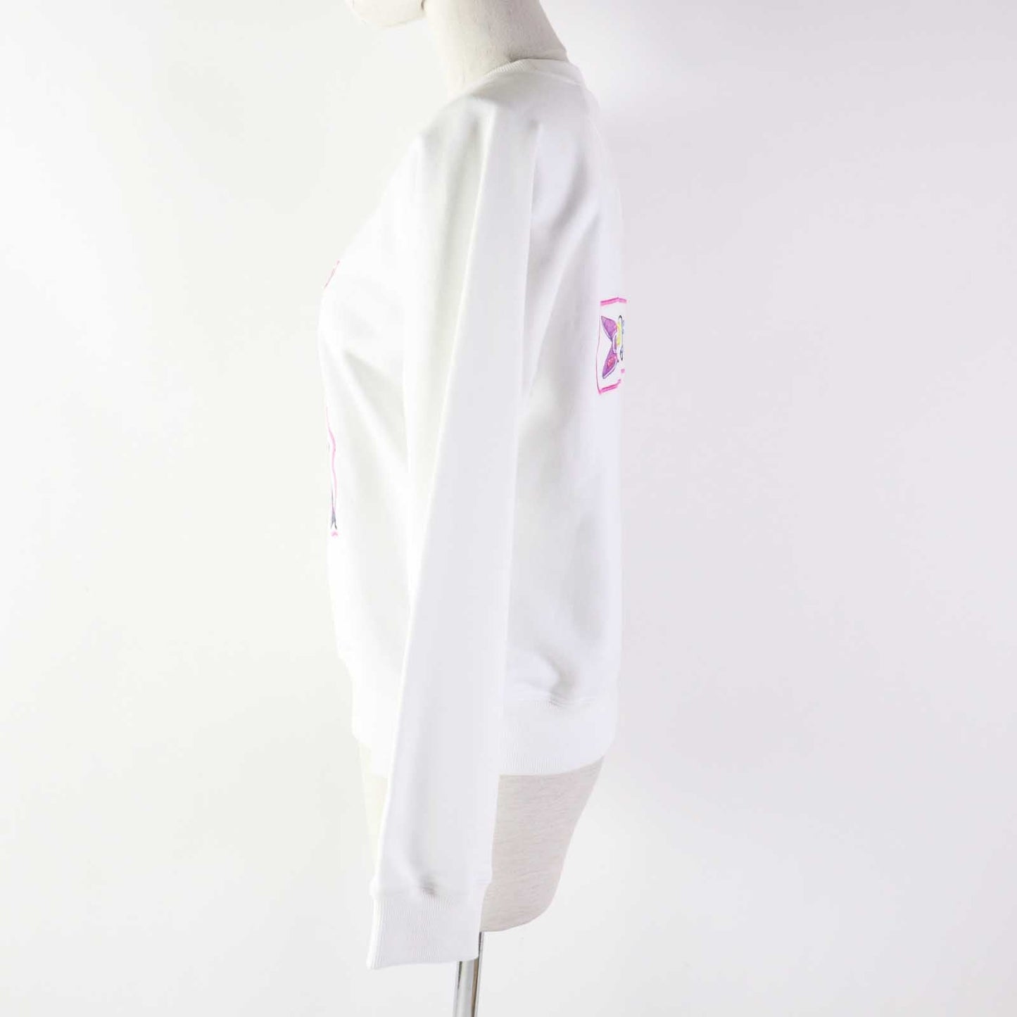 HERMES sweat 3E4626DA cotton white Chevaloscope 34