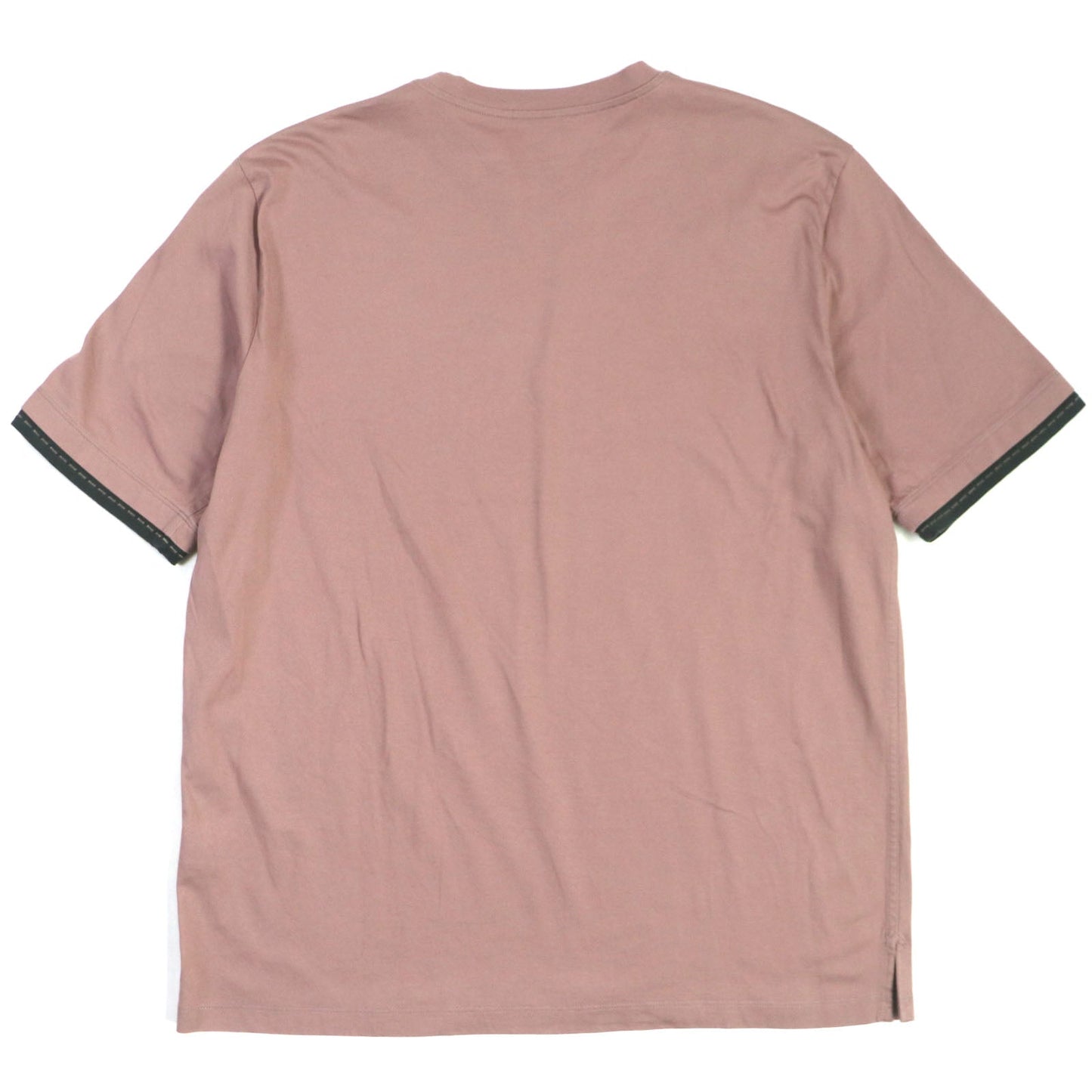 HERMES Short sleeve T-shirt cotton Smoky Pink Dark Gray S