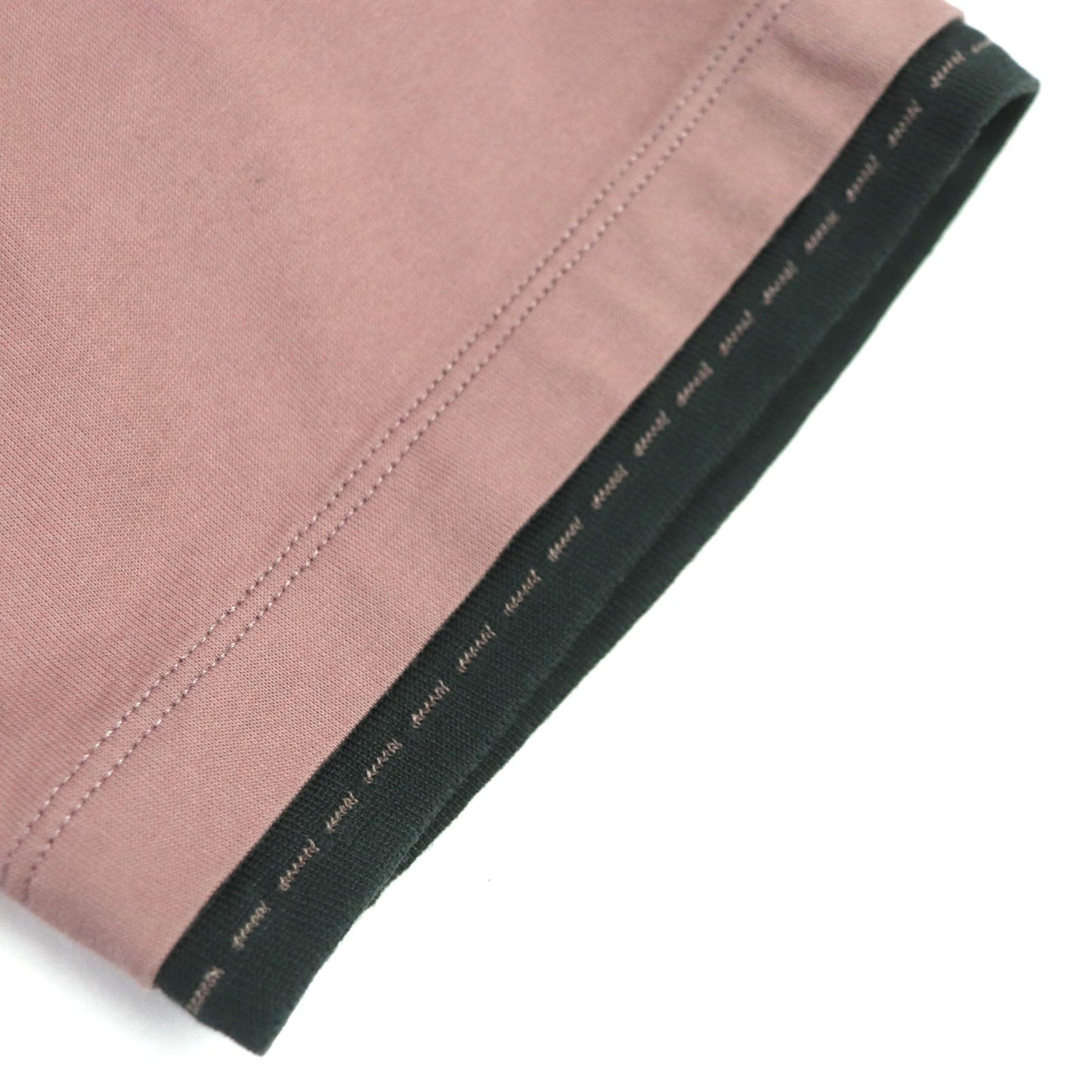 HERMES Short sleeve T-shirt cotton Smoky Pink Dark Gray S