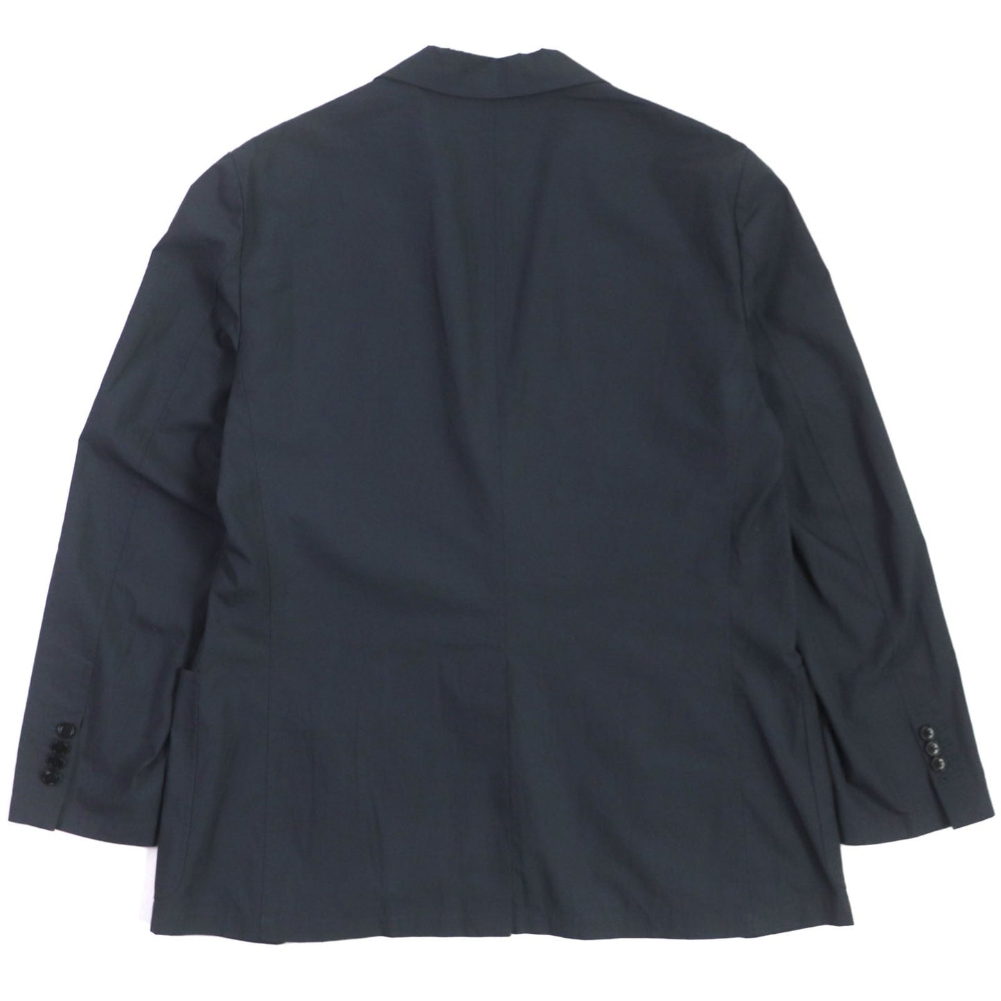 HERMES tailored jacket 21-5257 Main: 100% cotton Navy mens 56 Used