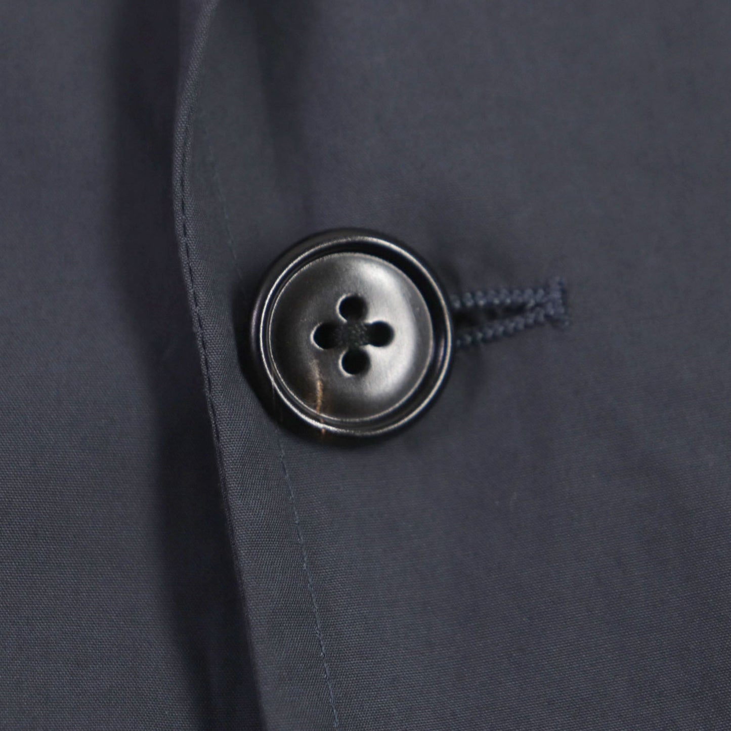 HERMES tailored jacket 21-5257 Main: 100% cotton Navy mens 56 Used
